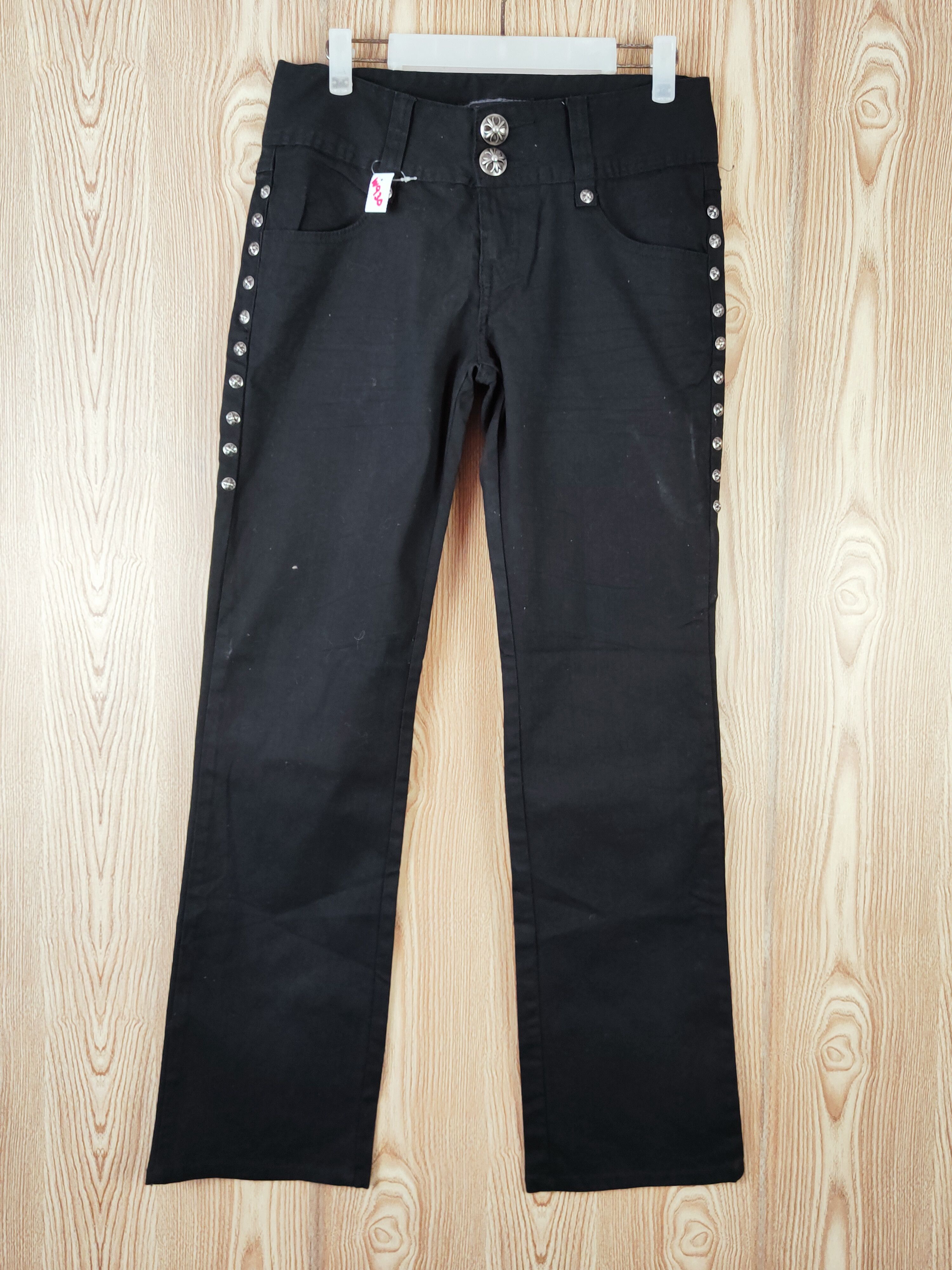 Japanese Brand Cook Jeans Black Multipocket Casual Pants #W930 Size 30" / US 8 / IT 44 - 1 Thumbnail