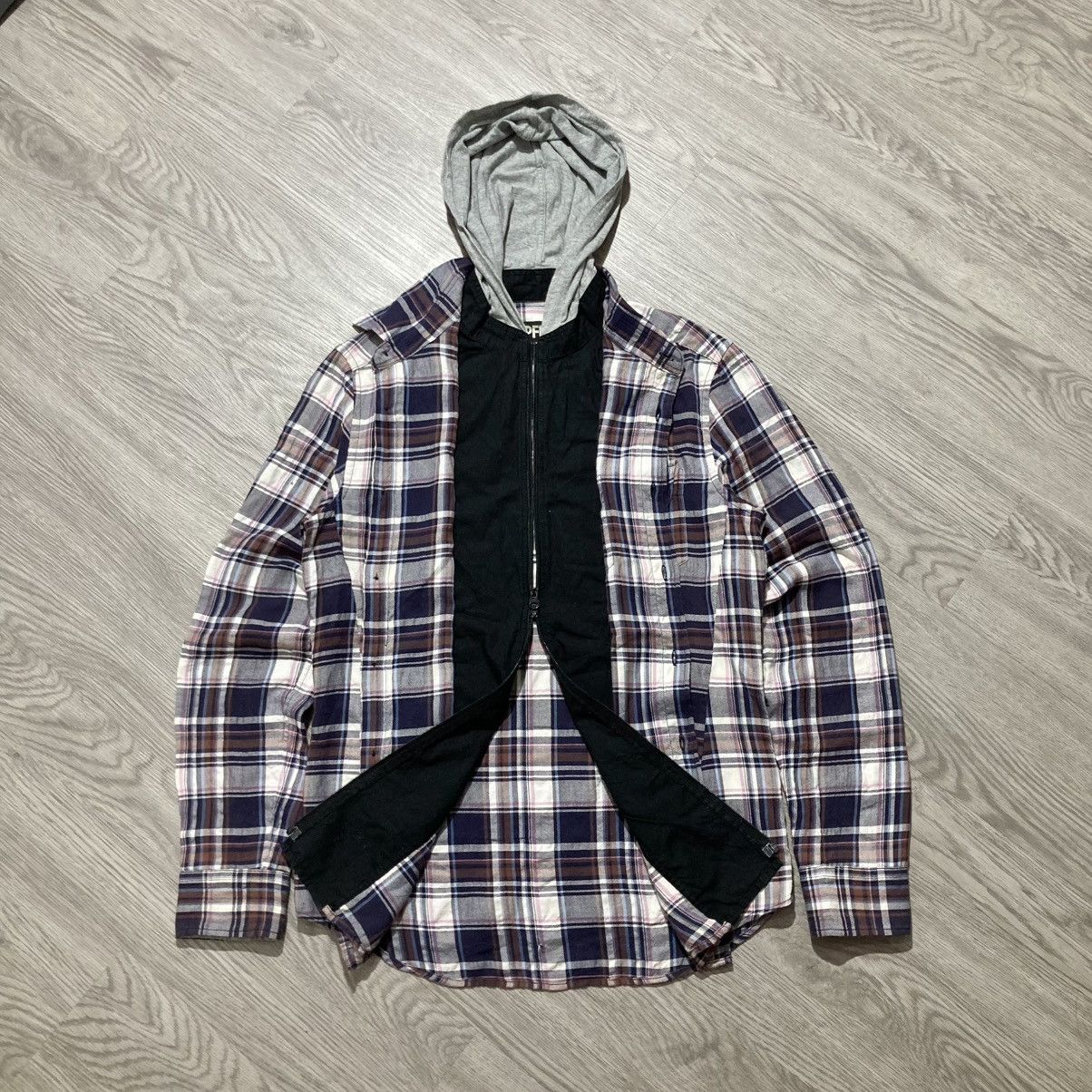 PPFM 2000s PPFM Double Layer Flanel Plaid Hoodie Lgb Punk Style Size US M / EU 48-50 / 2 - 4 Thumbnail