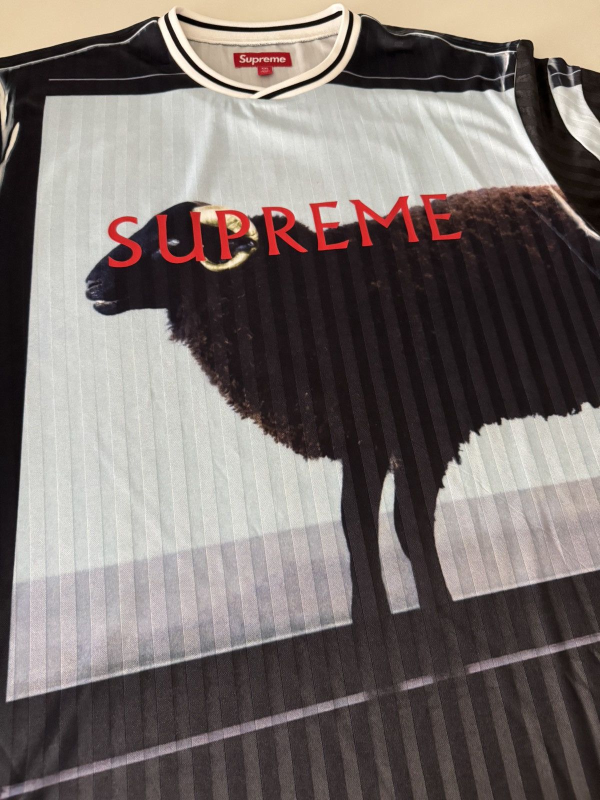 Supreme Damien Hirst soccer jersey