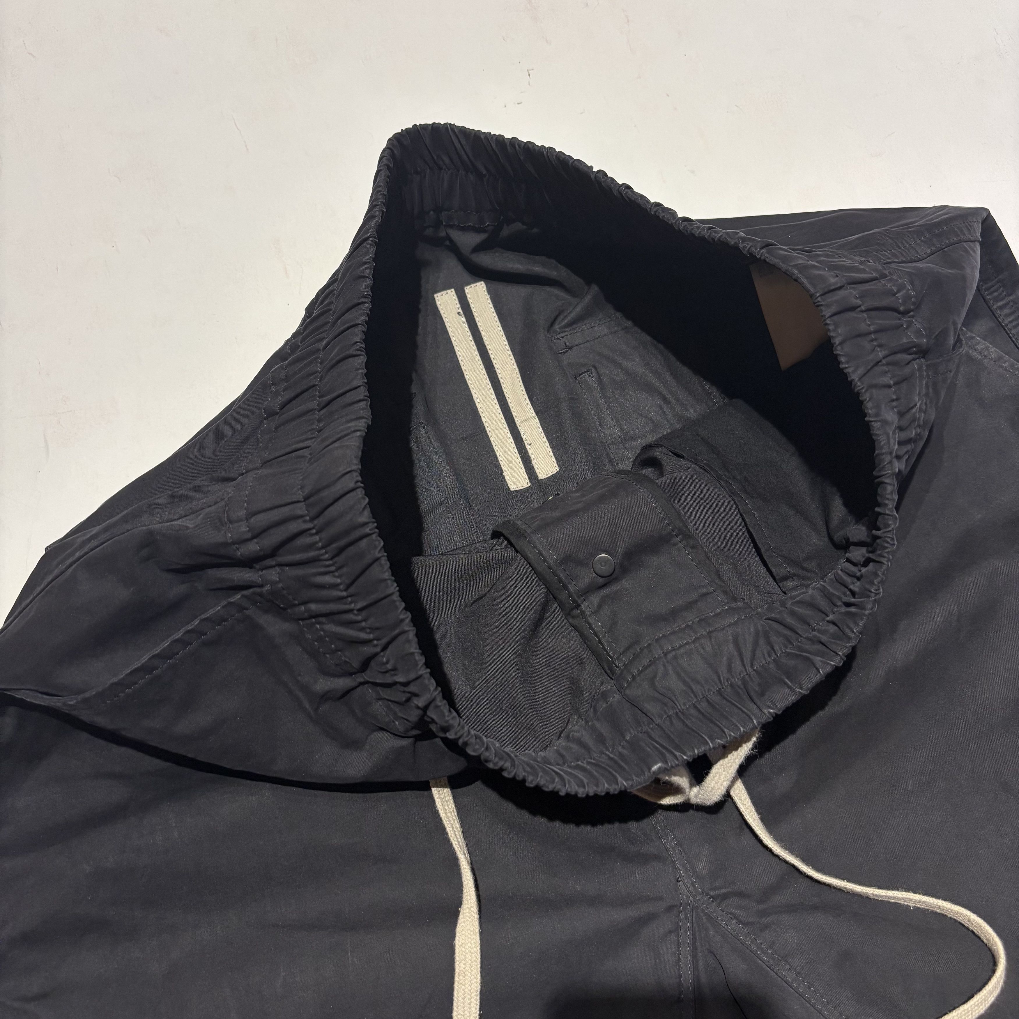 Rick Owens Drkshdw Rick Owens Drkshdw Cropped Dropcrotch Pants FW17 Glitter Size US 30 / EU 46 - 7 Thumbnail
