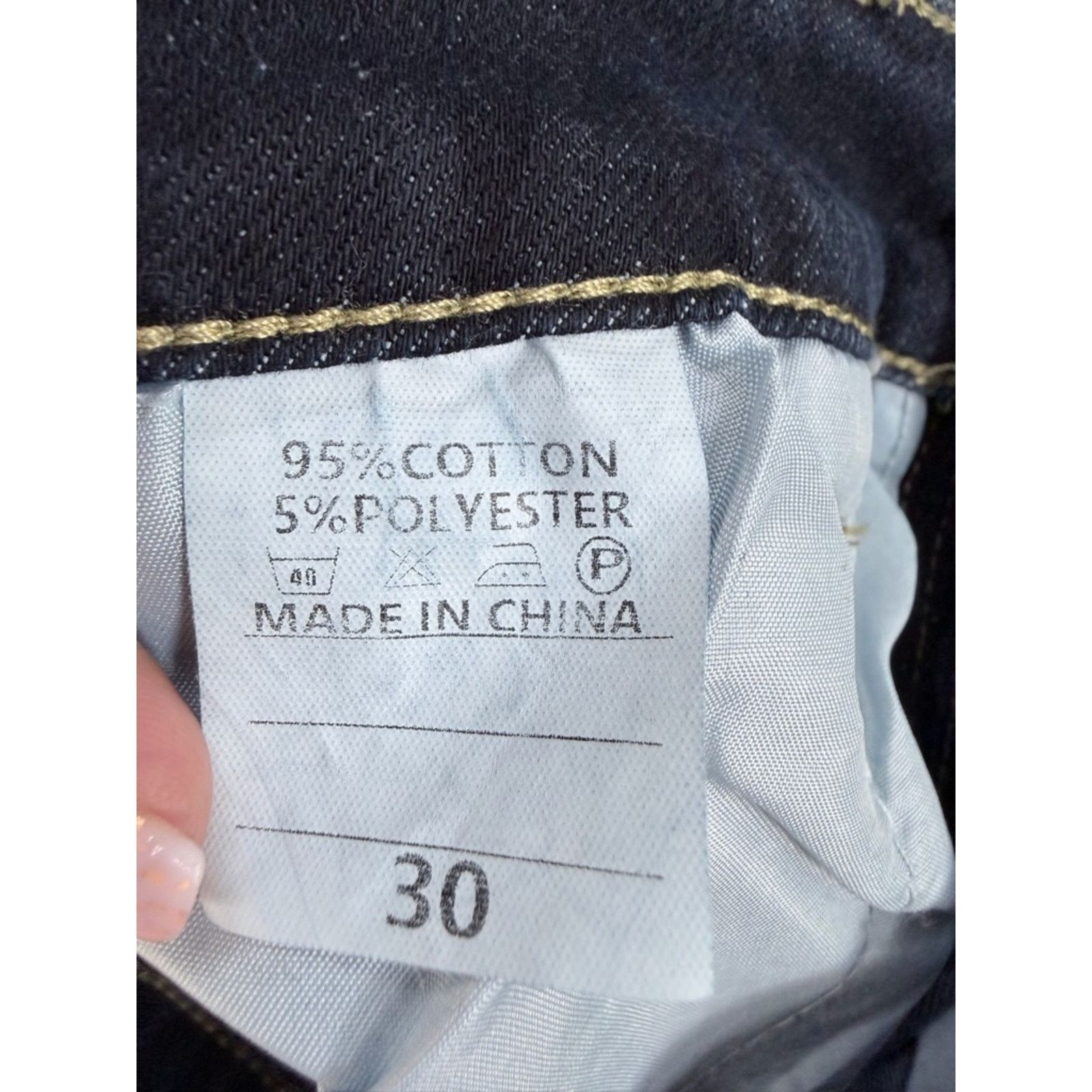 Other Men's Distressed Navy Skinny Patchwork Jeans size 30 Size US 30 / EU 46 - 7 Thumbnail