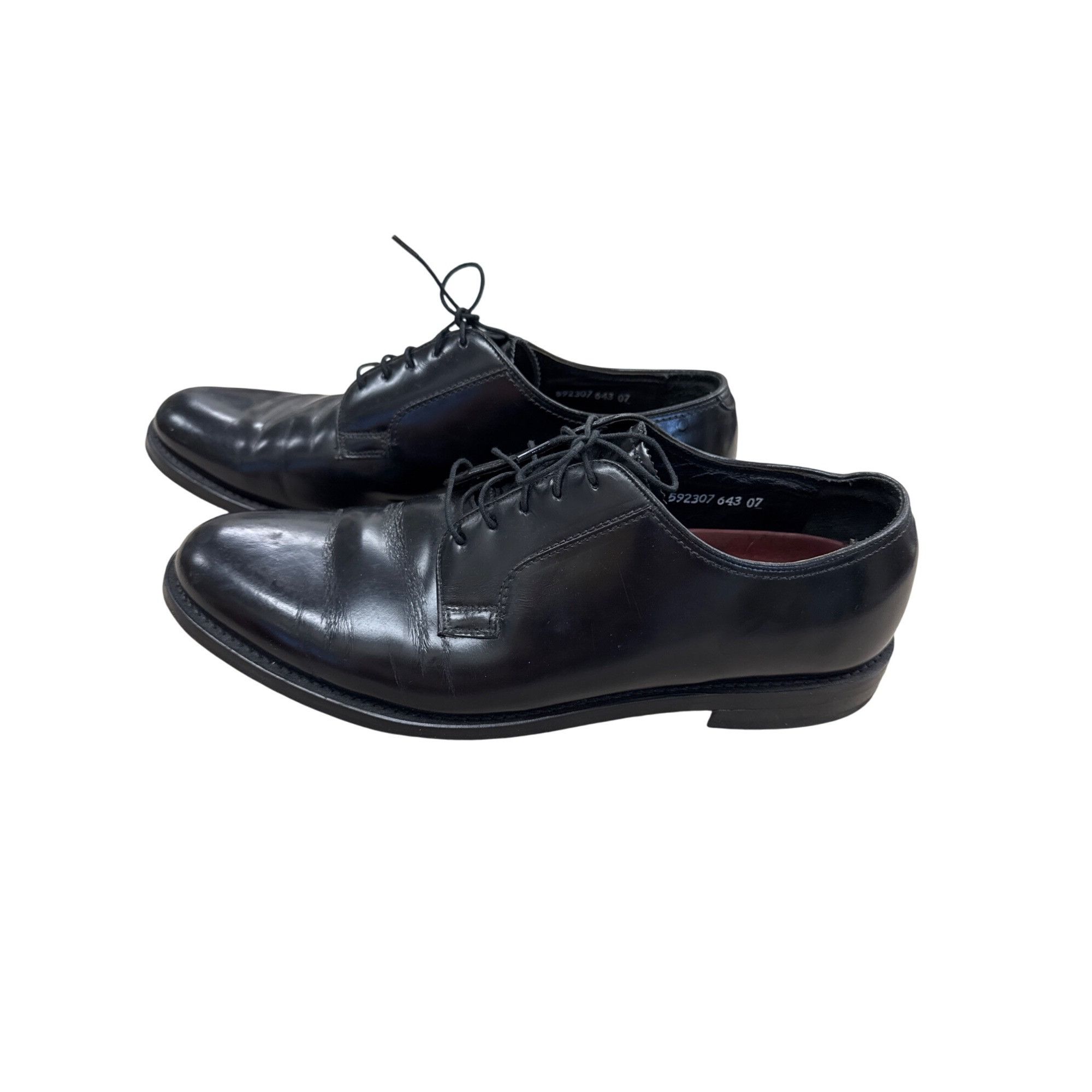Florsheim Florsheim Mens Black Cap Toe Oxford Dress Shoes Size 12D SKU Size US 12 / EU 45 - 4 Thumbnail