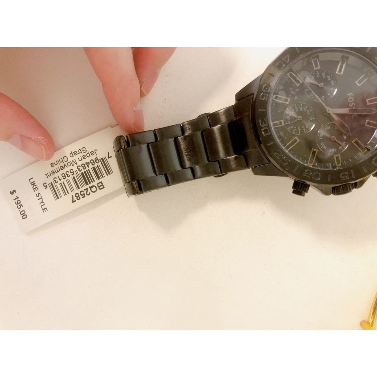 Fossil Fossil BQ2587 Bannon Multifunction Black Tone Watch Size ONE SIZE - 6 Thumbnail