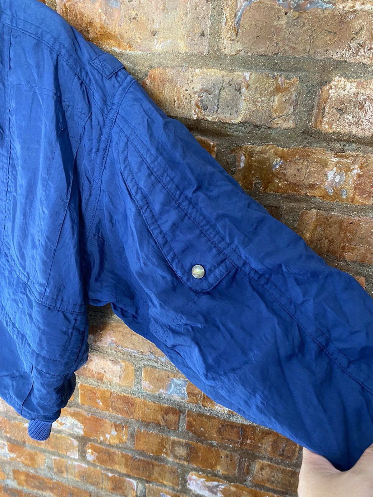 Issey Miyake 1980s Padded shoulder pocket MA-1 bomber Size US M / EU 48-50 / 2 - 13 Thumbnail