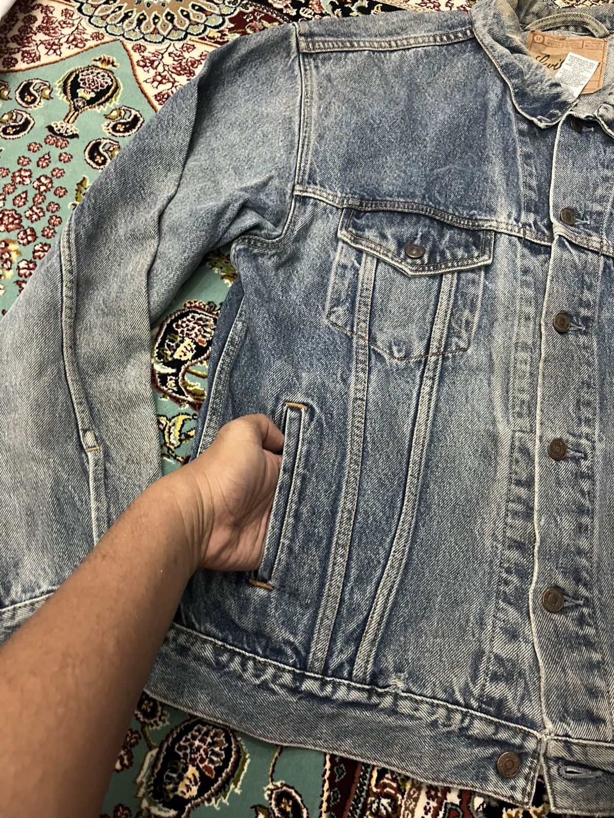 Levi's Vintage Y2K Levi Strauss Signature Standard Trucker Jackets Size US L / EU 52-54 / 3 - 8 Thumbnail