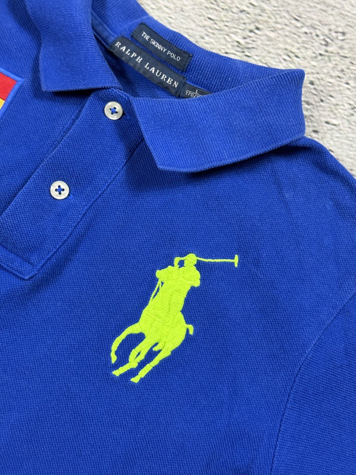 Ralph Lauren Polo Ralph Lauren Spain Chief Keef polo vintage flag Size L / US 10 / IT 46 - 2 Thumbnail