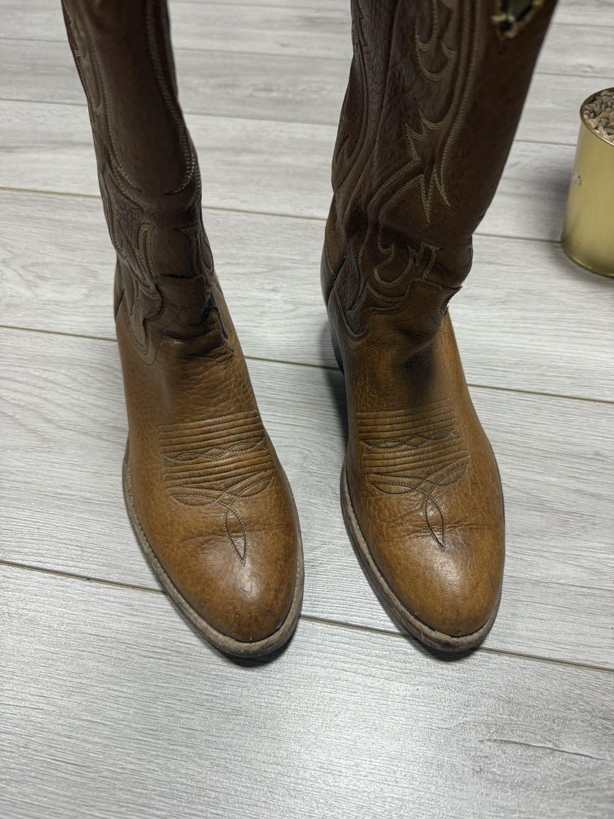 Dan Post Dan Post Boots Men's Size 8.5 Western Leather GUIDI STYLE Size US 8.5 / EU 41-42 - 4 Thumbnail