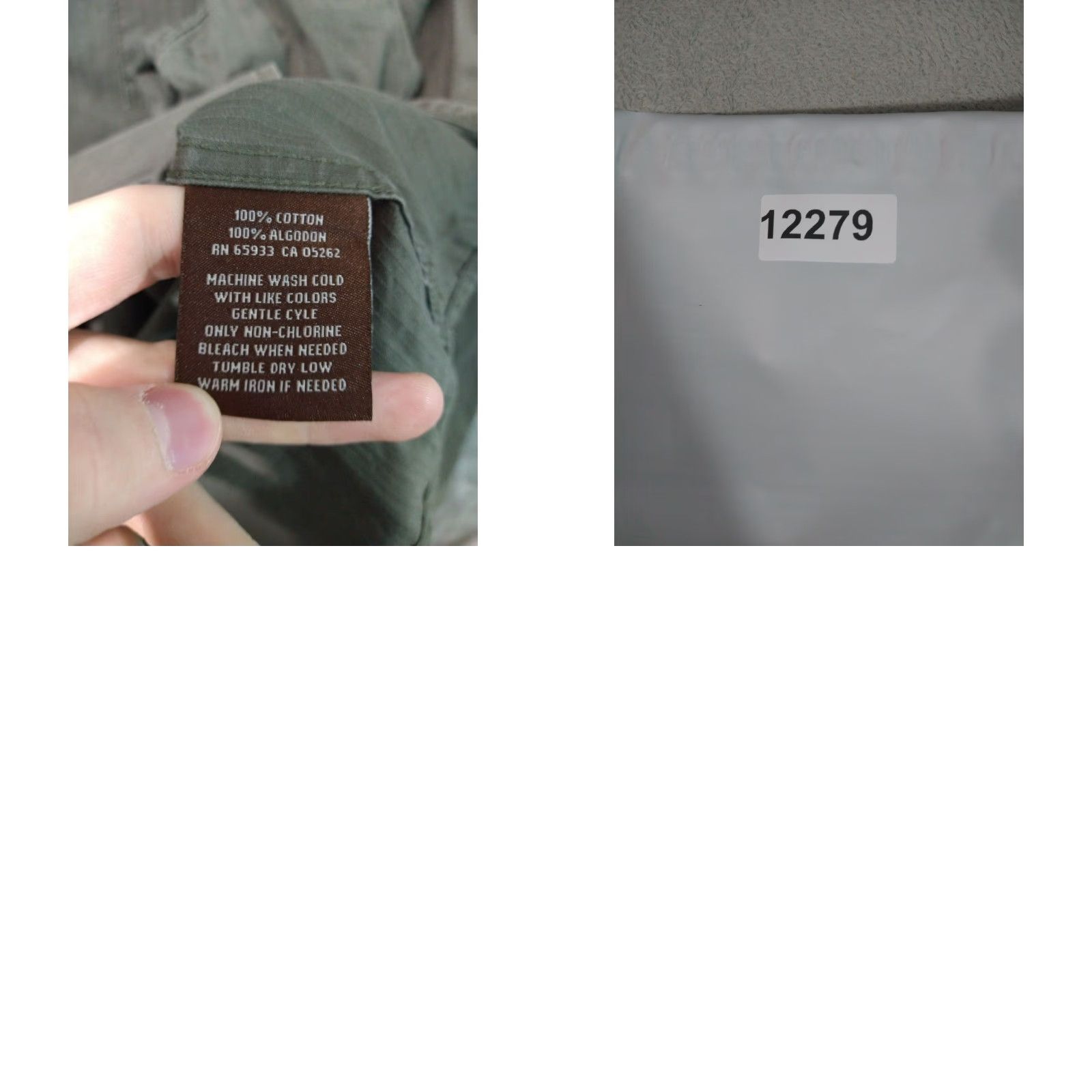 Point Zero VINTAGE Point Zero Shirt Mens XL Green Army Graphic Button Up Long Sleeve Cotton Size US XL / EU 56 / 4 - 8 Thumbnail