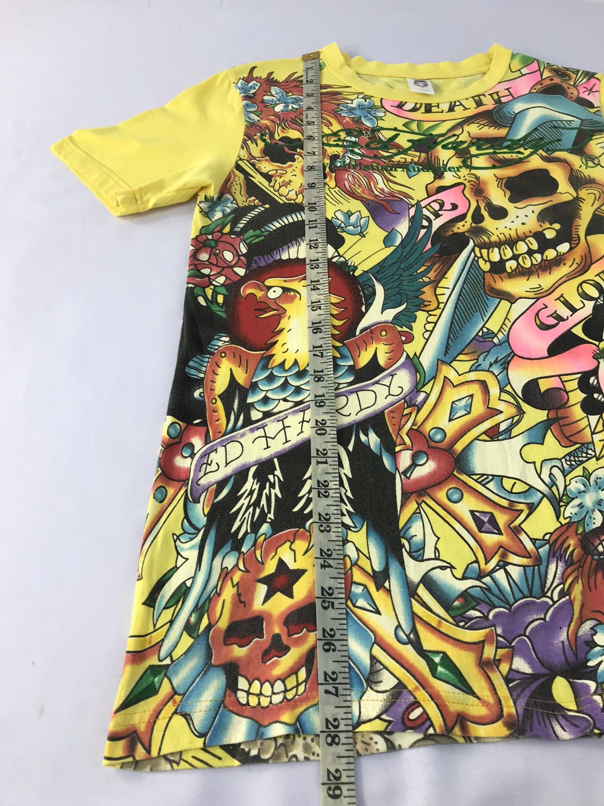 Crew Neck MEDUSA Cotton T-Shirt with Maxi Print