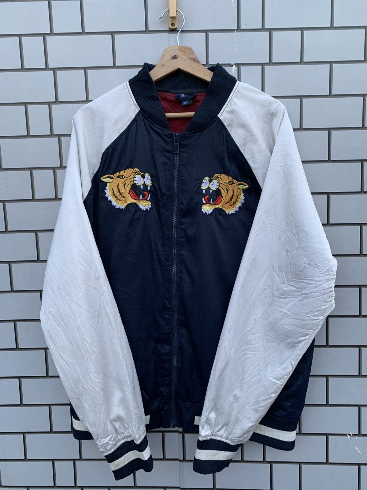 H&M Japanese Brand Divided Sukajan Jacket Size US XL / EU 56 / 4 - 3 Thumbnail