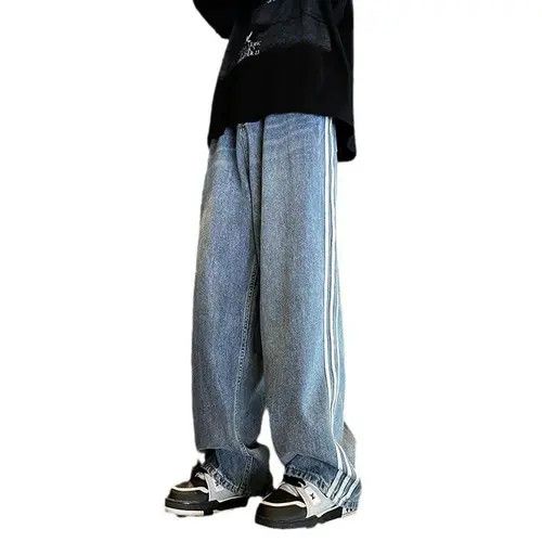 VIBE Baggy Blue Track Denim Jeans Size US 30 / EU 46 - 5 Thumbnail