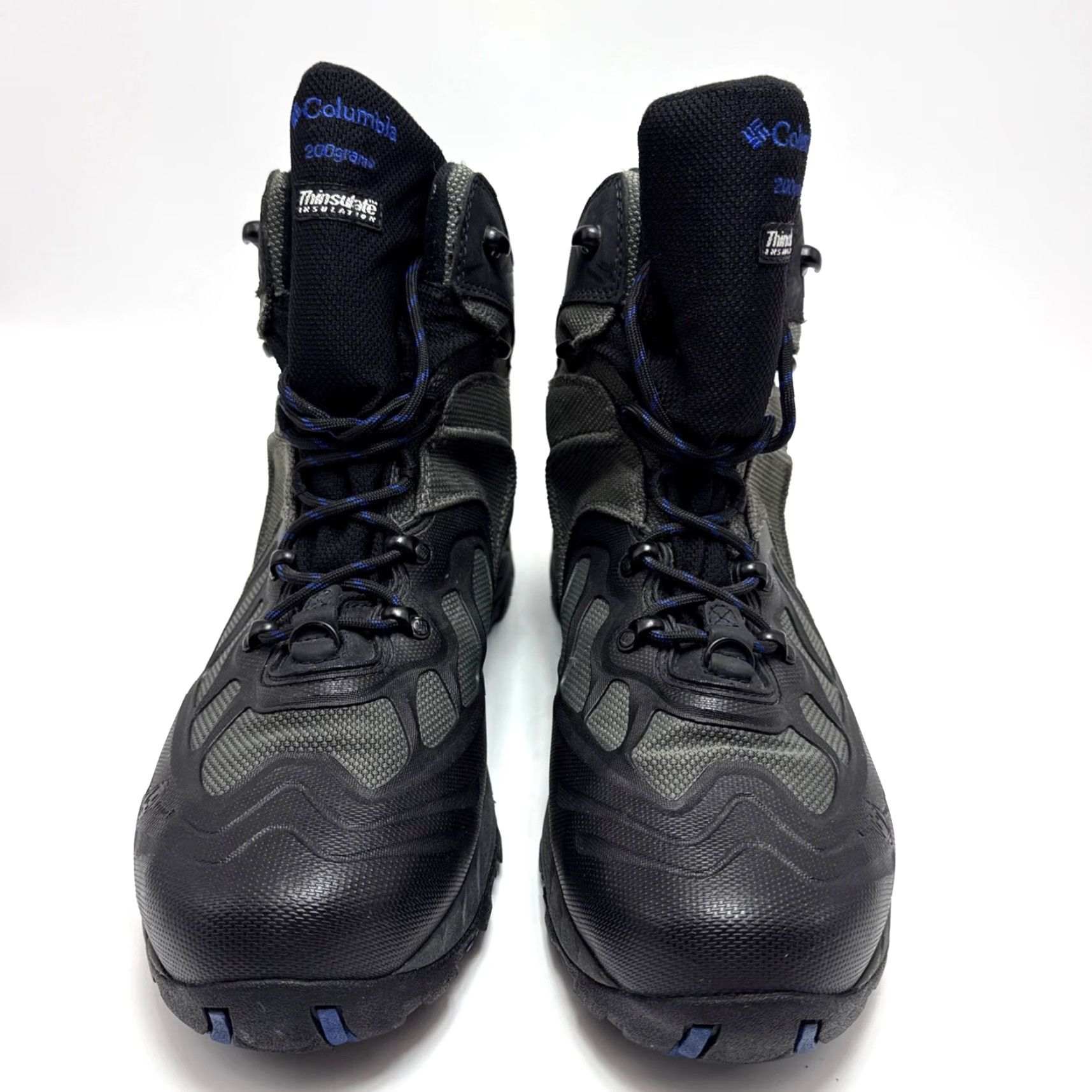 Vintage Columbia Boots Titanium Bugalution GTX Thinsulate Men Size 14 Black / Blue Waterproof Insulated Snow Boot 3M Thinsulate BM1147-046 Mens Size US 14 / EU 47 - 5 Thumbnail