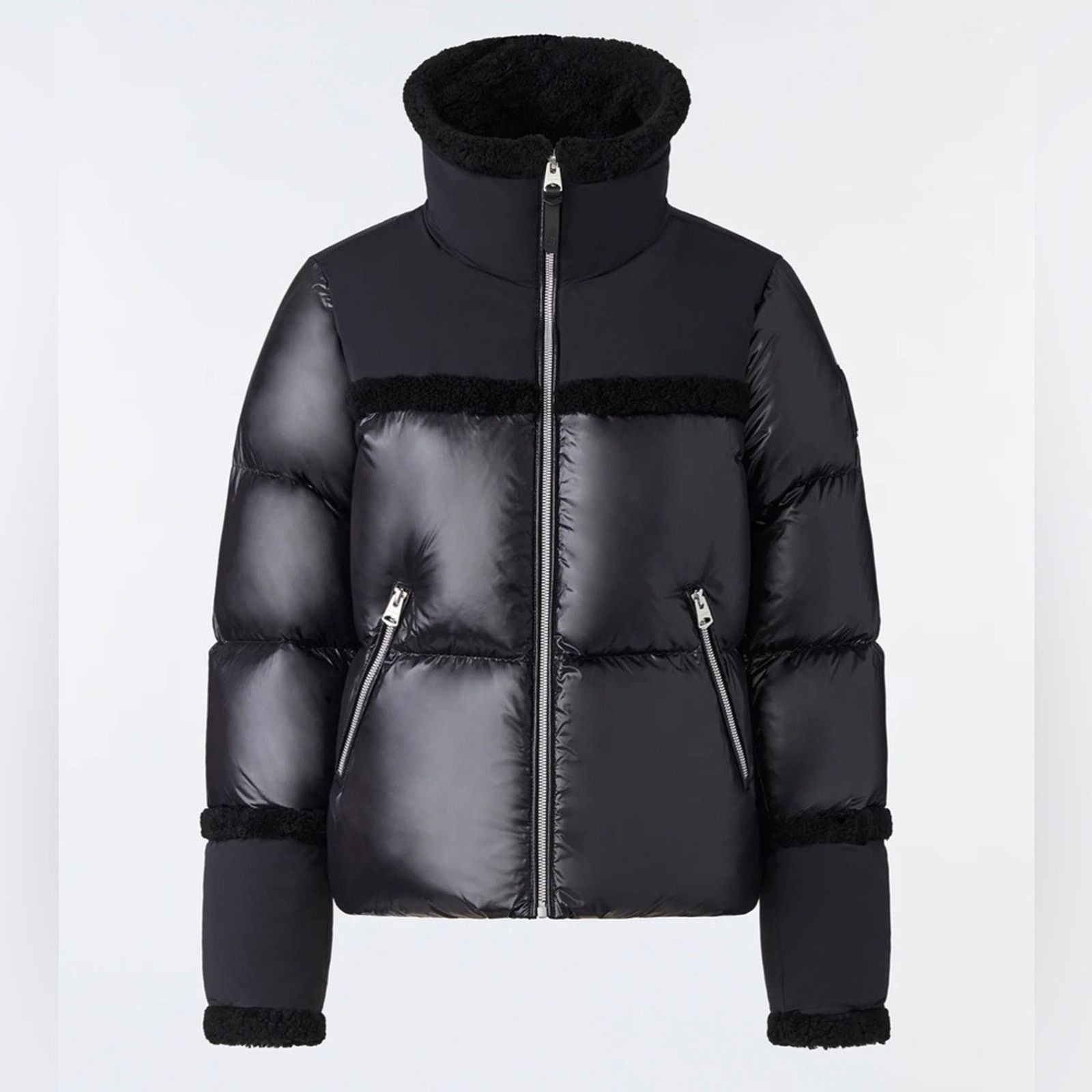 Mackage Mackage MIYA lustrous light down jacket with shearling trim Size M / US 6-8 / IT 42-44 - 11 Thumbnail