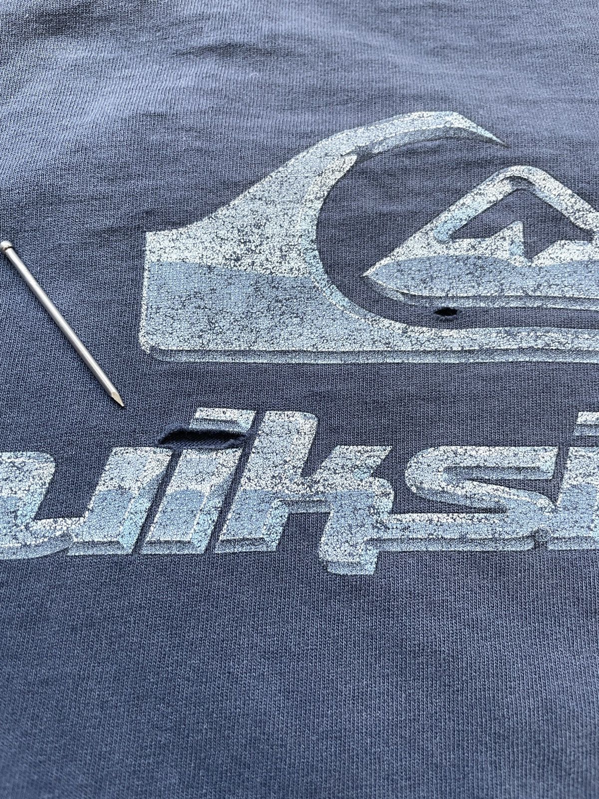 Quiksilver Vintage Quiksilver “Surf Logo” Thrashed T-Shirt (Sz. XL) Size US XL / EU 56 / 4 - 3 Thumbnail
