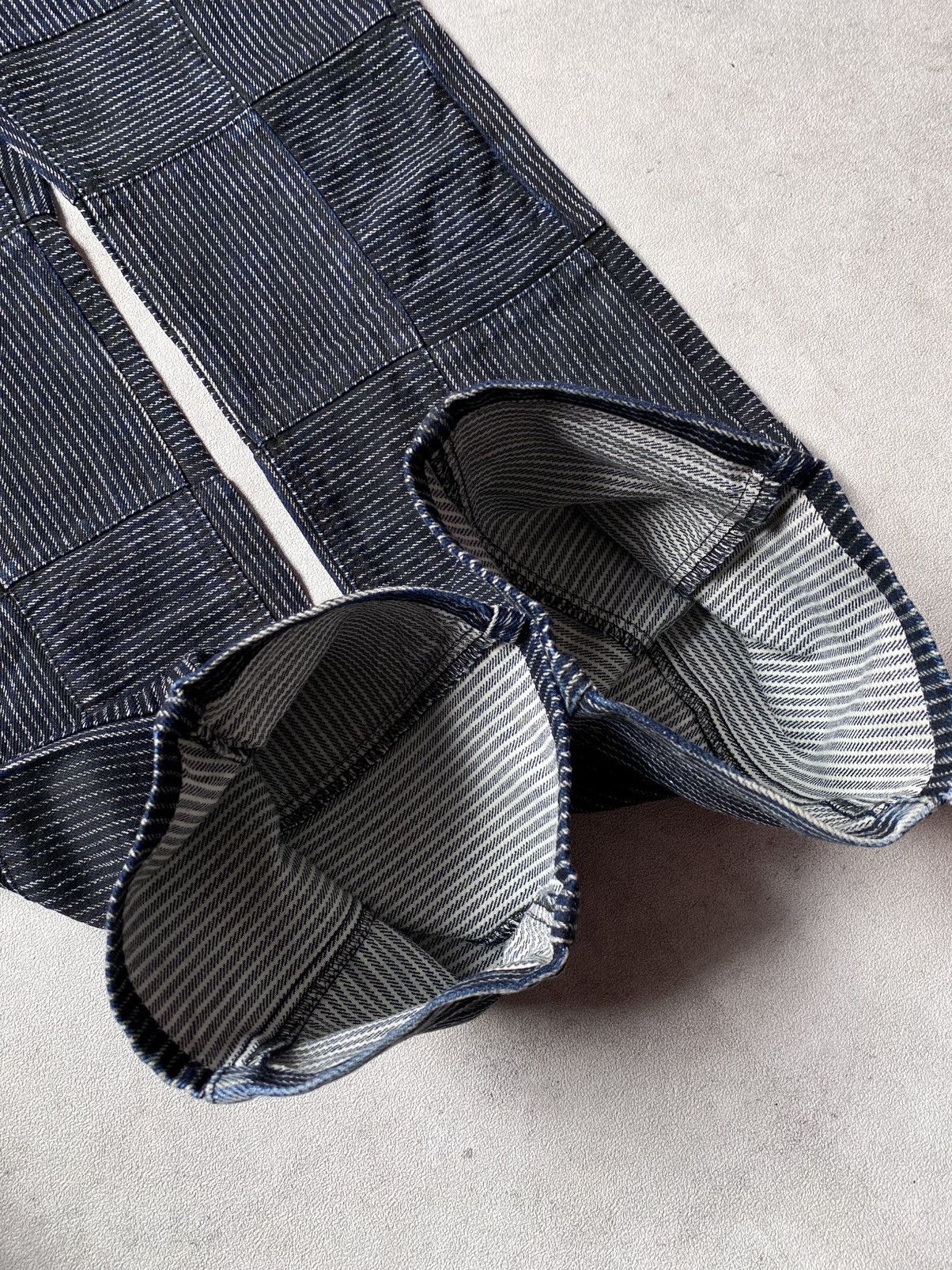 Japanese Brand Ruppert The Difference Patchwork Hickory Denim Bootcut Size US 32 / EU 48 - 12 Thumbnail