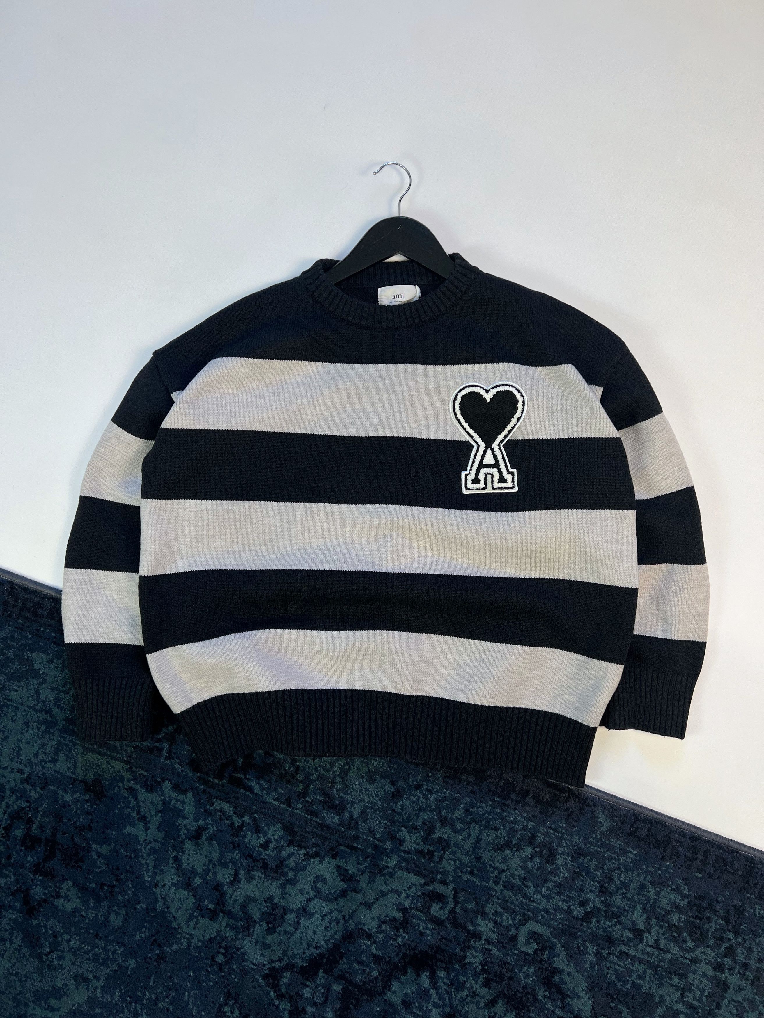 AMI AMI Alexandre Mattiussi weater big logo Size XL / US 12-14 / IT 48-50 - 1 Thumbnail