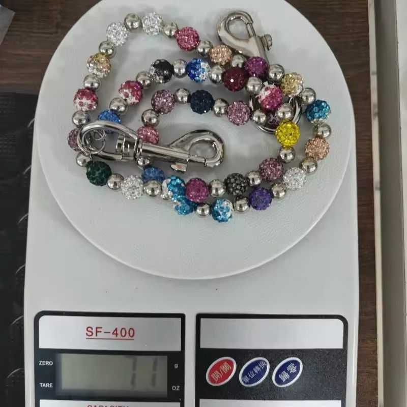 Other Multicolor Round Bead Rhinestone Pant Keychain Size ONE SIZE - 11 Thumbnail