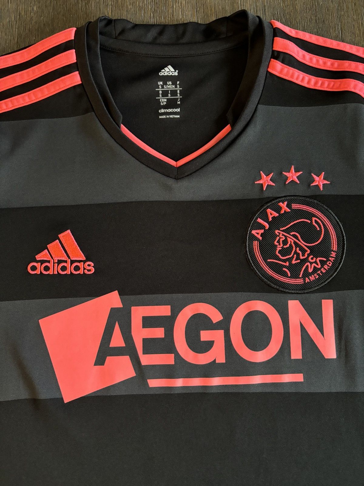 Adidas Ajax Amsterdam 13/14 Adidas Away Kit Size US S / EU 44-46 / 1 - 2 Thumbnail