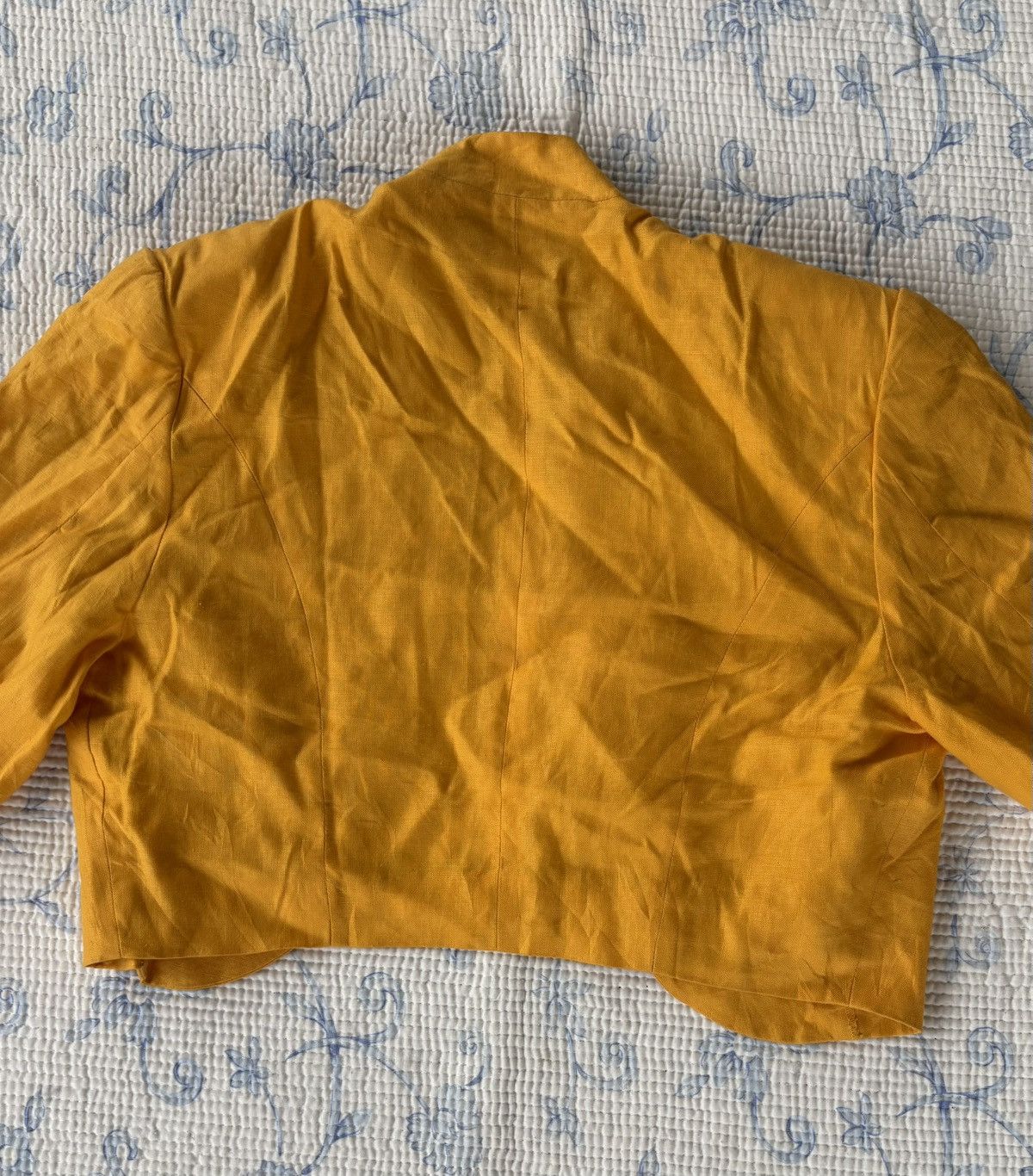 Kenzo Kenzo Cropped Embroidered Floral Buttonless Jacket Size US M / EU 48-50 / 2 - 10 Thumbnail