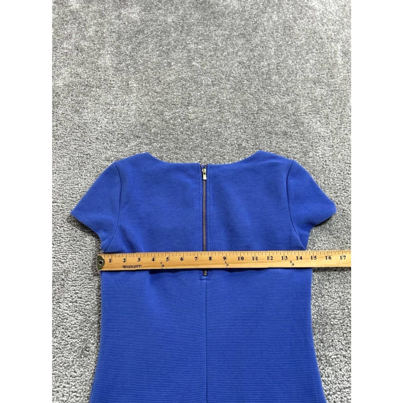 Lilly Pulitzer Lilly Pulitzer Dress Womens Xxs Blue Knit Bodycon Size XXS / US 00 / IT 34 - 6 Thumbnail
