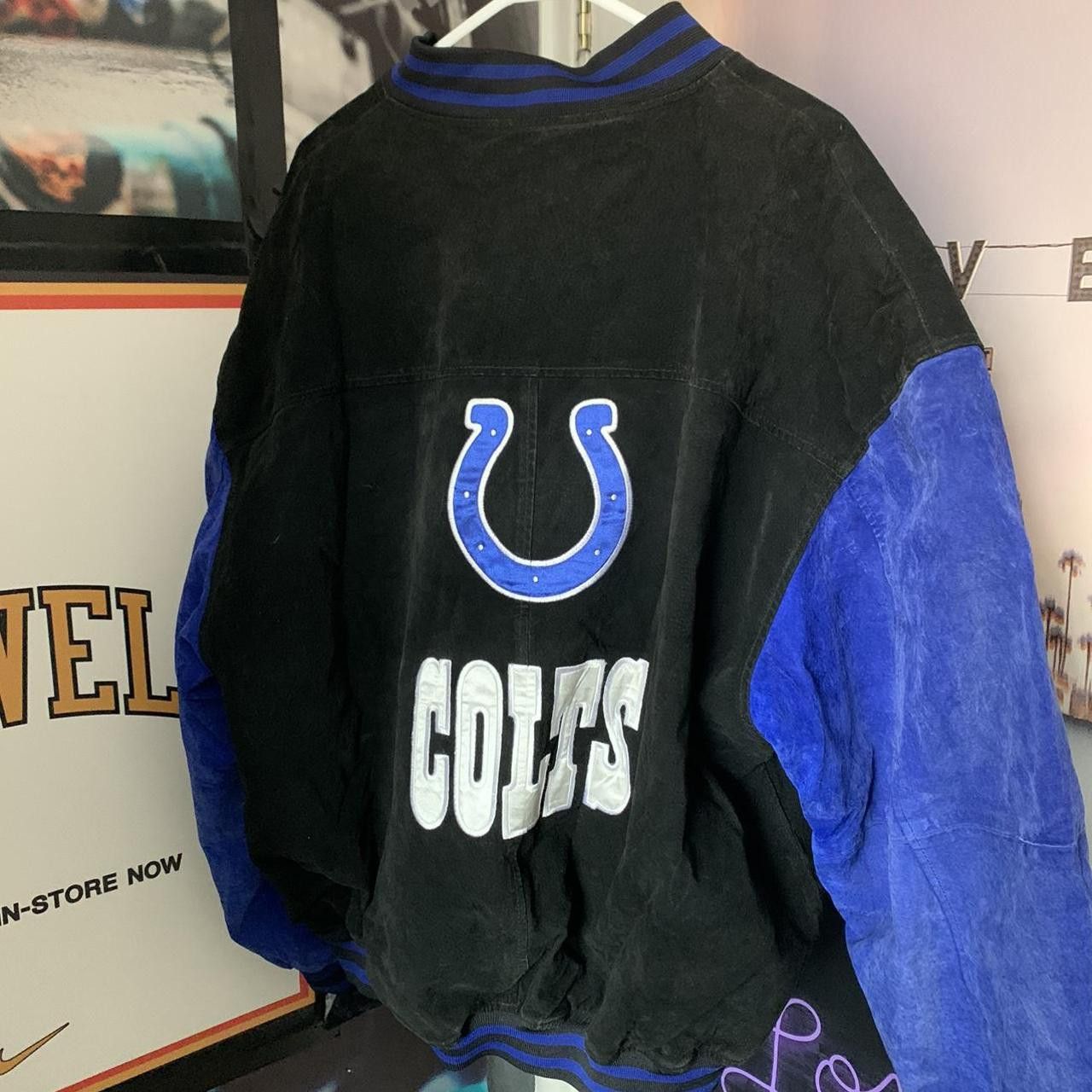 NFL Vintage Indianapolis colts jacket Size US XL / EU 56 / 4 - 2 Thumbnail