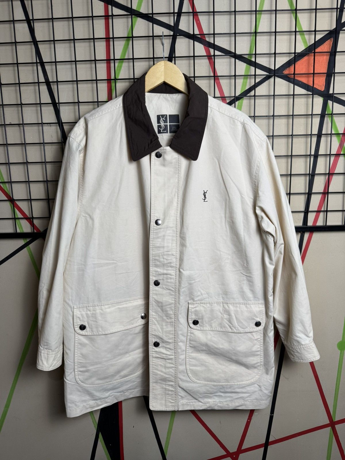 Yves Saint Laurent Vintage jacket YSL Size US XL / EU 56 / 4 - 1 Thumbnail