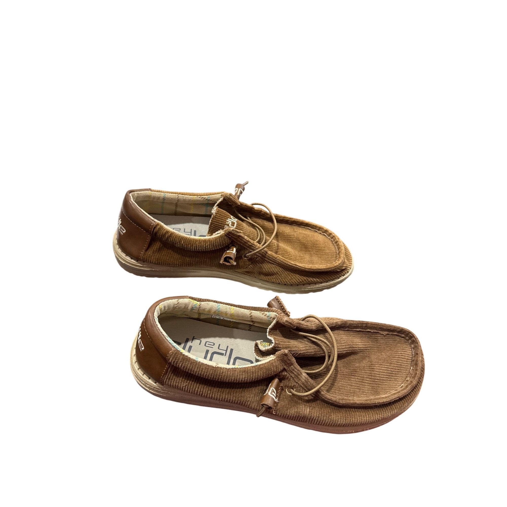 Other Hey Dude Wally Mens Brown Corduroy Slip-On Casual Shoes Size Size US 8 / EU 41 - 4 Thumbnail
