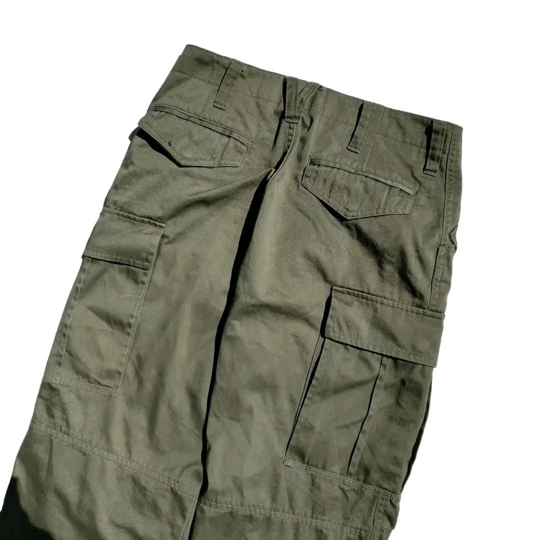 Japanese Brand Klein Plus Homme Japanese Brand Olive Green Cargo Pants Size US 28 / EU 44 - 3 Thumbnail