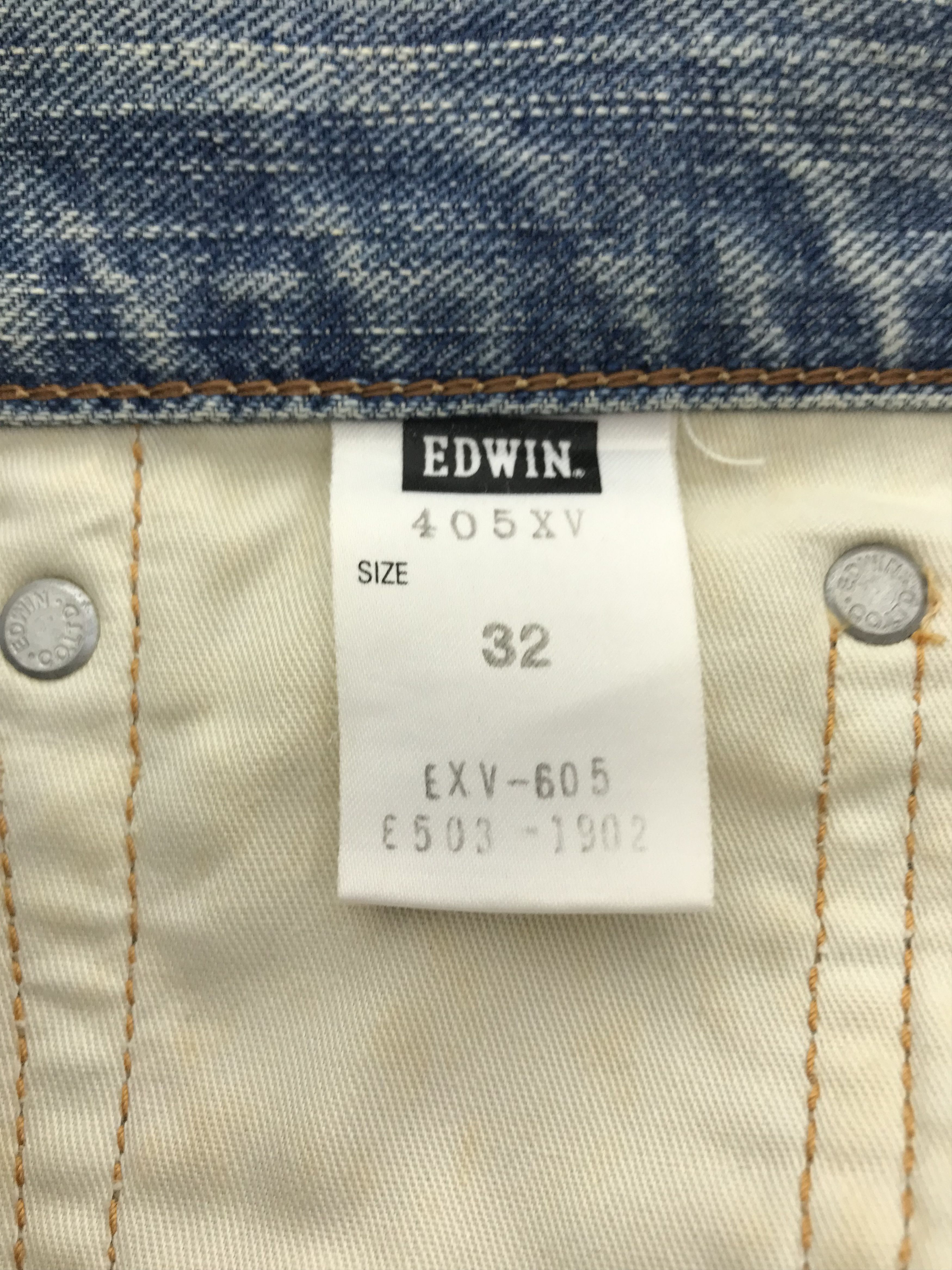 Edwin Vintage Edwin 405XV Baggy Jeans Size US 32 / EU 48 - 11 Thumbnail
