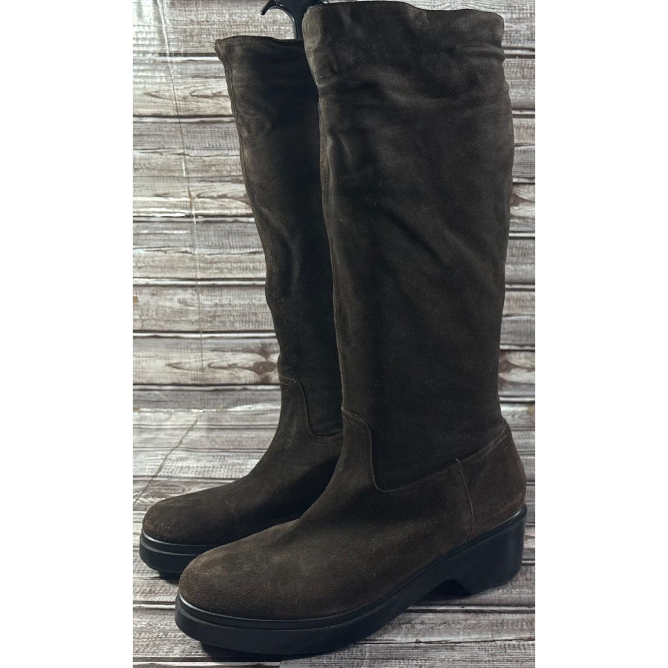 Robert Clergerie Robert Clergerie Suede Knee High Boots Size 9.5 B color brow Size US 9.5 / IT 39.5 - 1 Thumbnail