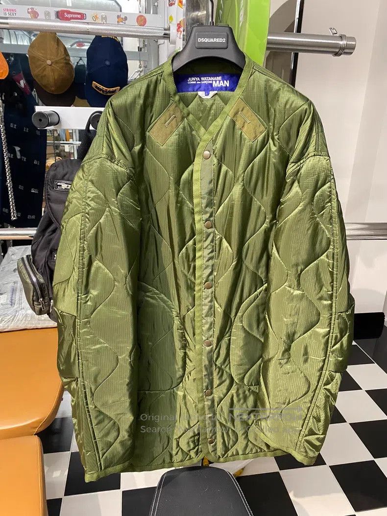 Junya Watanabe Junya Watanabe Military Green Ripstop Padded Jacket Size US L / EU 52-54 / 3 - 2 Thumbnail