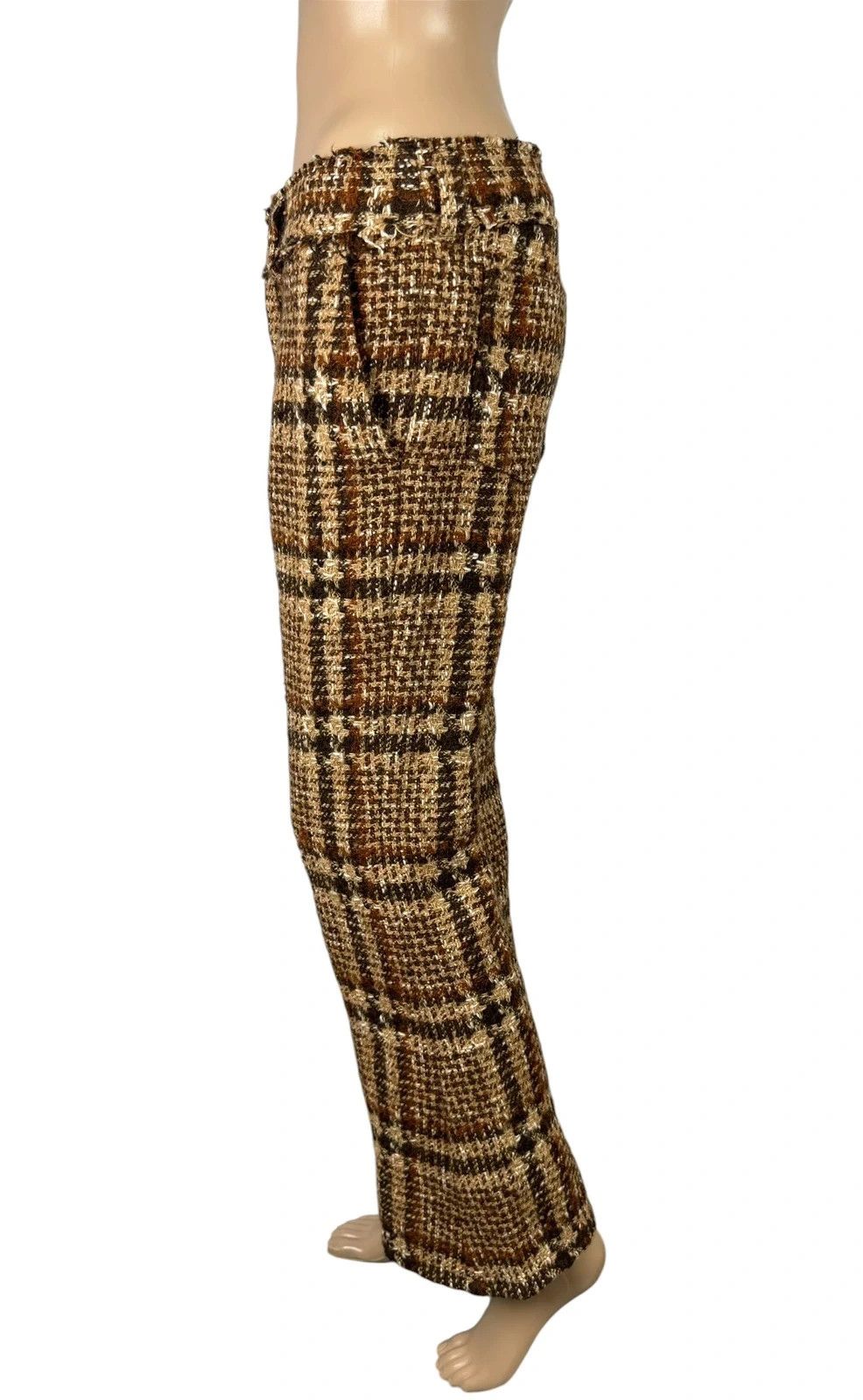 Junya Watanabe Junya Watanabe Comme des Garcons Wool Tweed Pants Bootcut Size 27" / US 4 / IT 40 - 4 Thumbnail