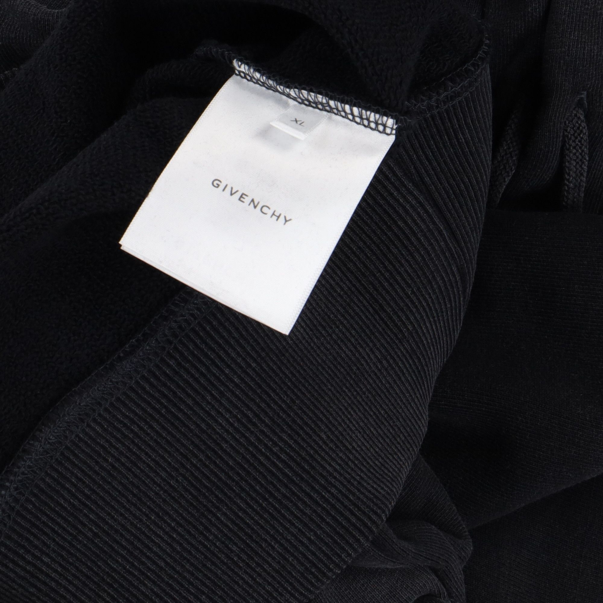 Givenchy Washed Black Embroidered College Logo Hoodie Size US XL / EU 56 / 4 - 8 Thumbnail