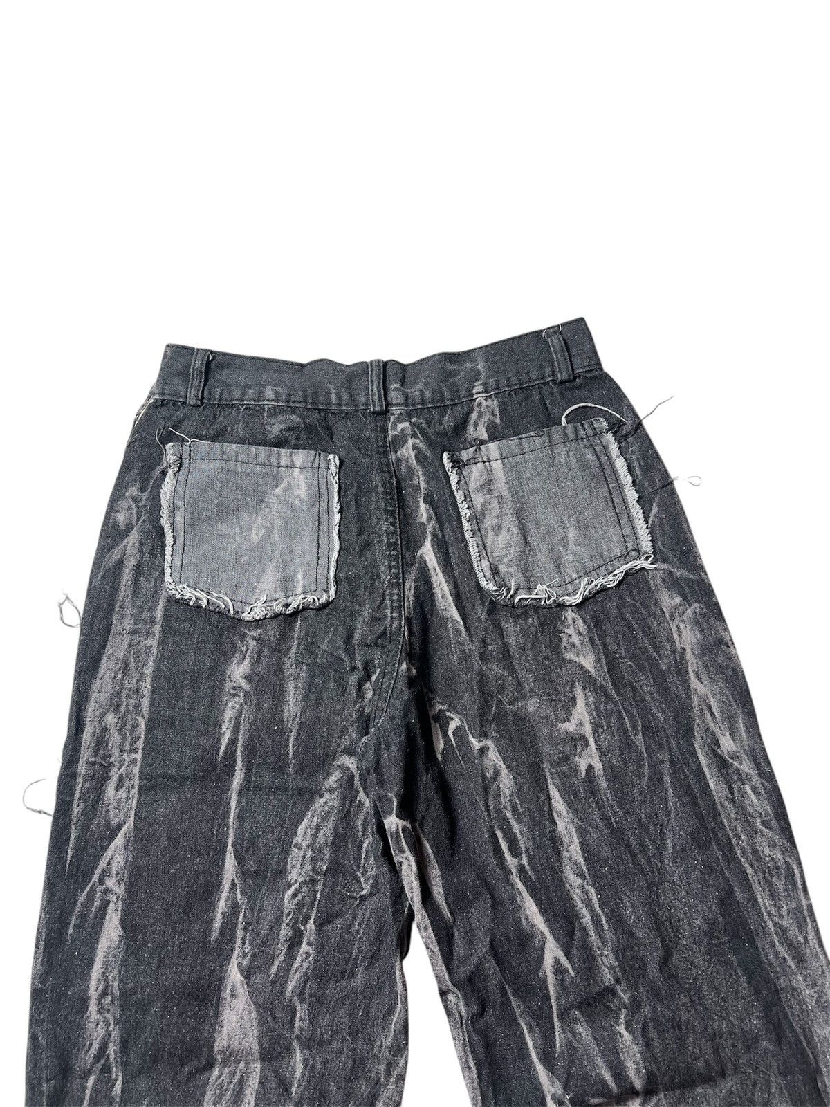 Japanese Brand 2000s Crazy Msche Flared Gothic Vkeii Grunge Style Pants Size US 30 / EU 46 - 6 Thumbnail