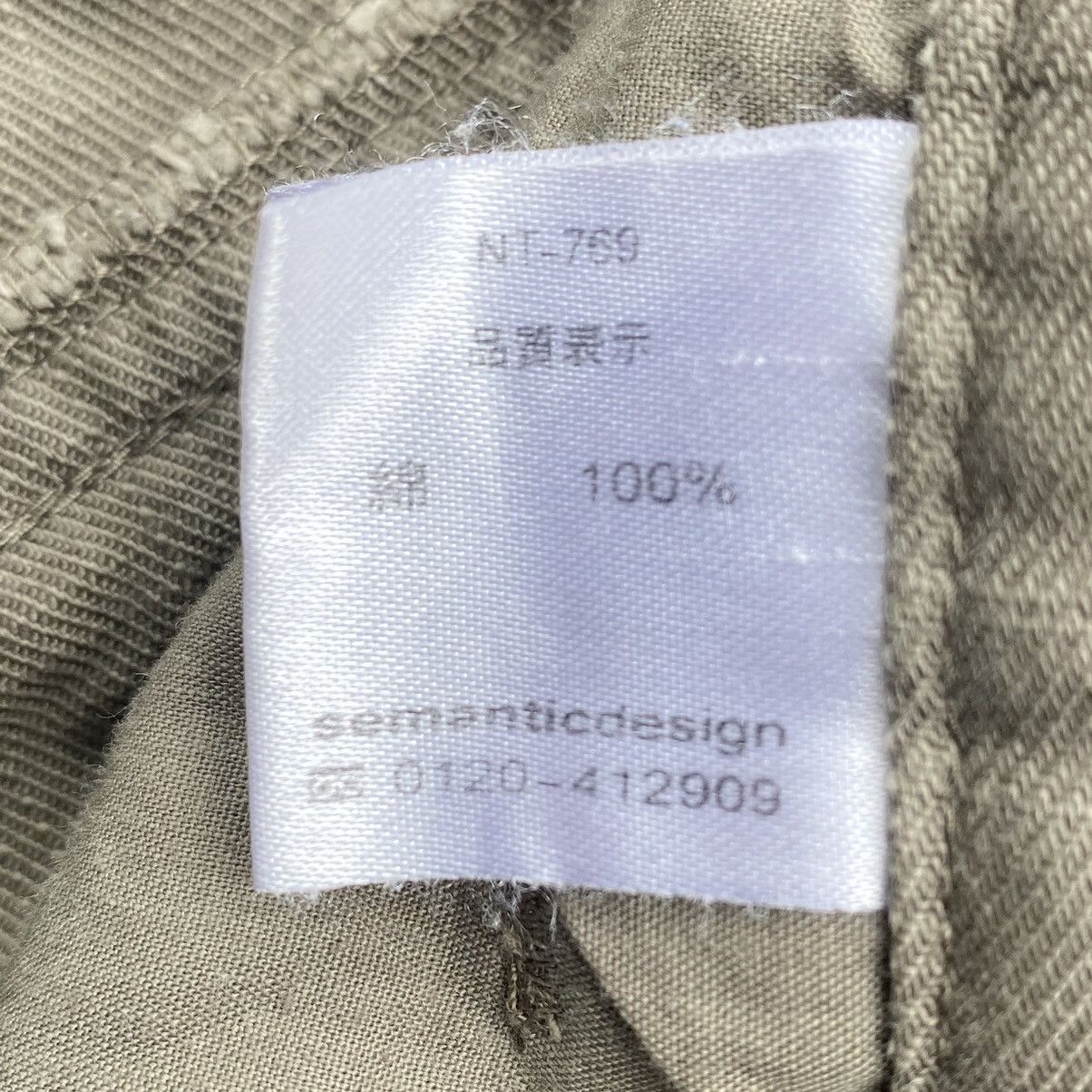 Japanese Brand × semanticdesign Semantic design multi pocket cargo pants slim fit Size US 29 - 9 Thumbnail