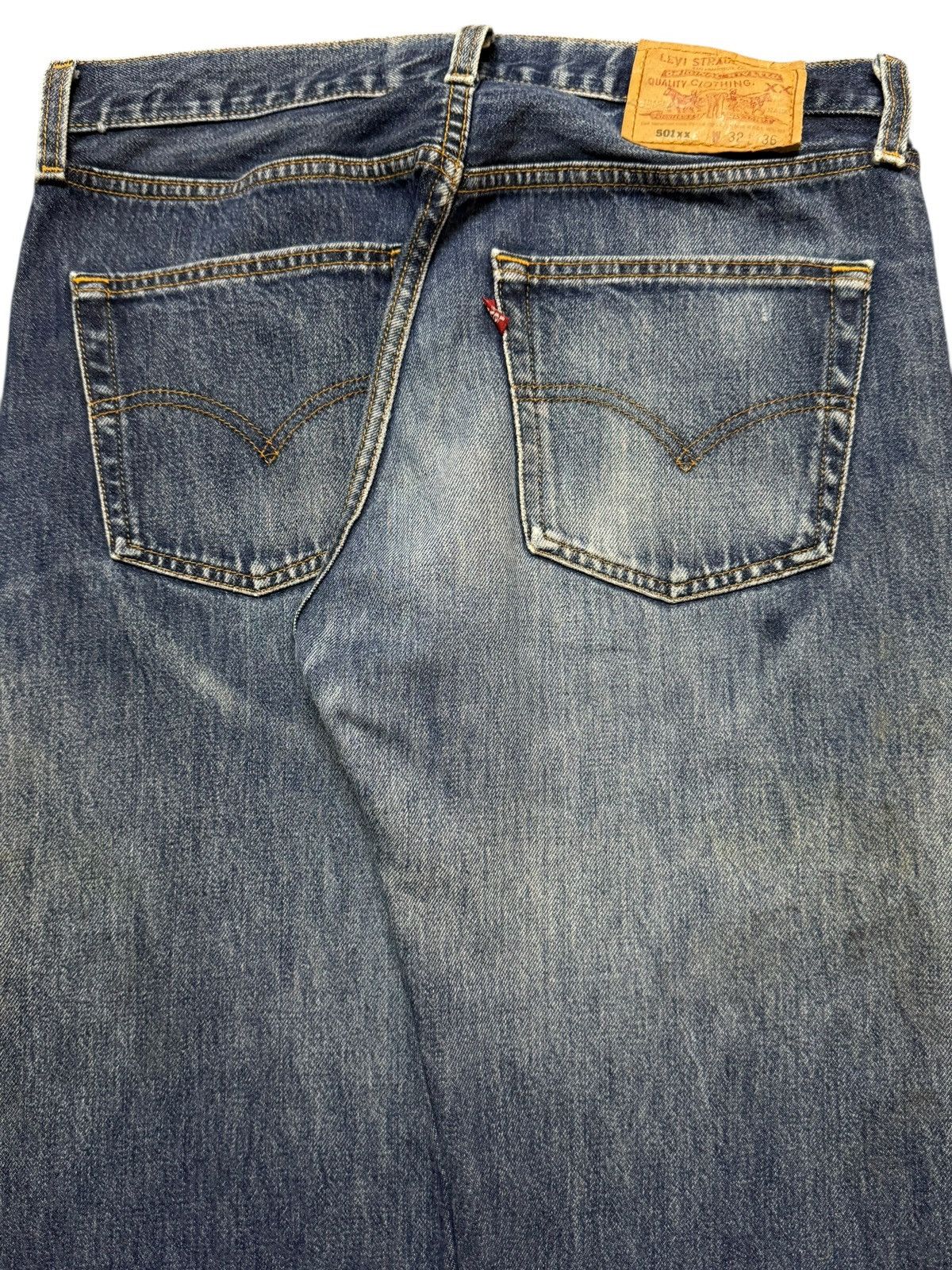Levi's Vintage 90s Levis 501xx Classic Blue Faded Wash Straight Leg Size US 31 - 5 Thumbnail