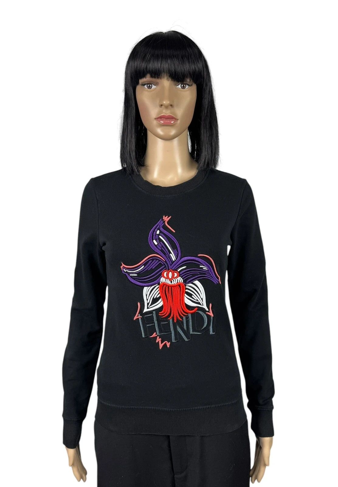 Fendi Fendi Sweatshirt Embroidered size 38 Size XS / US 0-2 / IT 36-38 - 1 Thumbnail