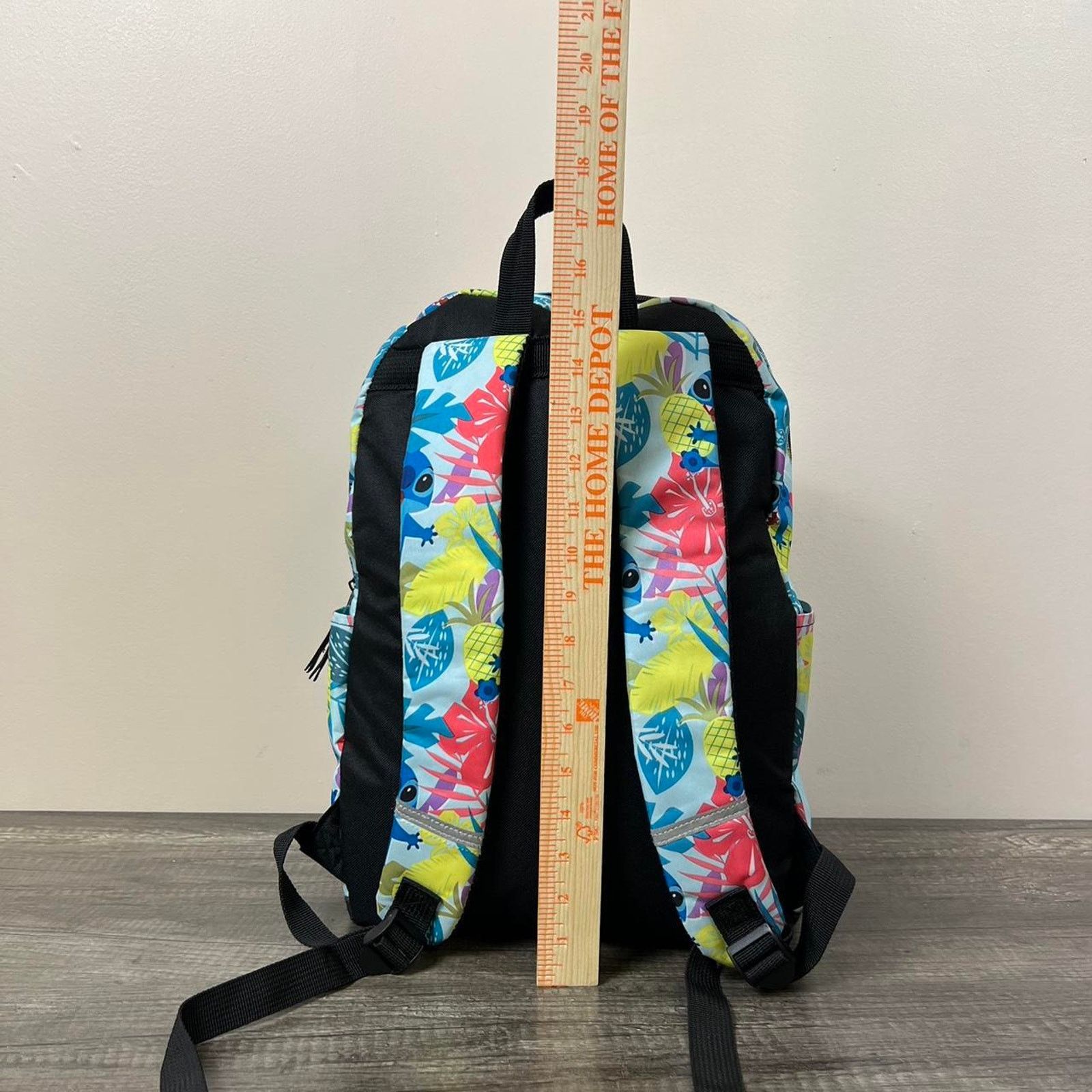 Disney Lilo and Stitch Hawaiian Luau Floral Backpack Size ONE SIZE - 8 Thumbnail