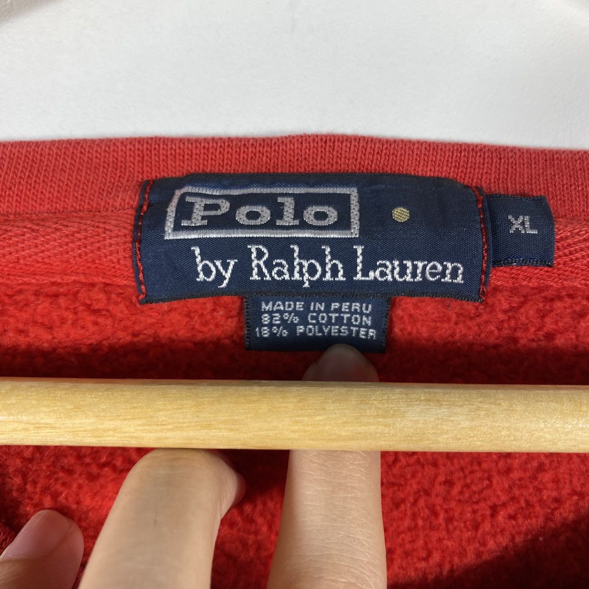 Polo Ralph Lauren Vintage 90's POLO By RALPH LAUREN Polo Usa Sweatshirt Size US XL / EU 56 / 4 - 5 Thumbnail