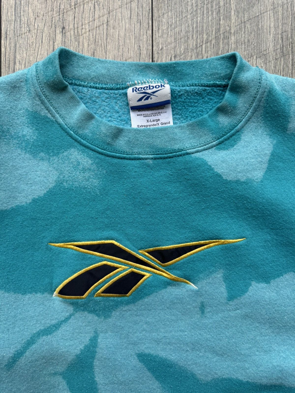 Reebok × Vintage Vintage Reebok Tie Dye Crewneck Size US M / EU 48-50 / 2 - 3 Thumbnail