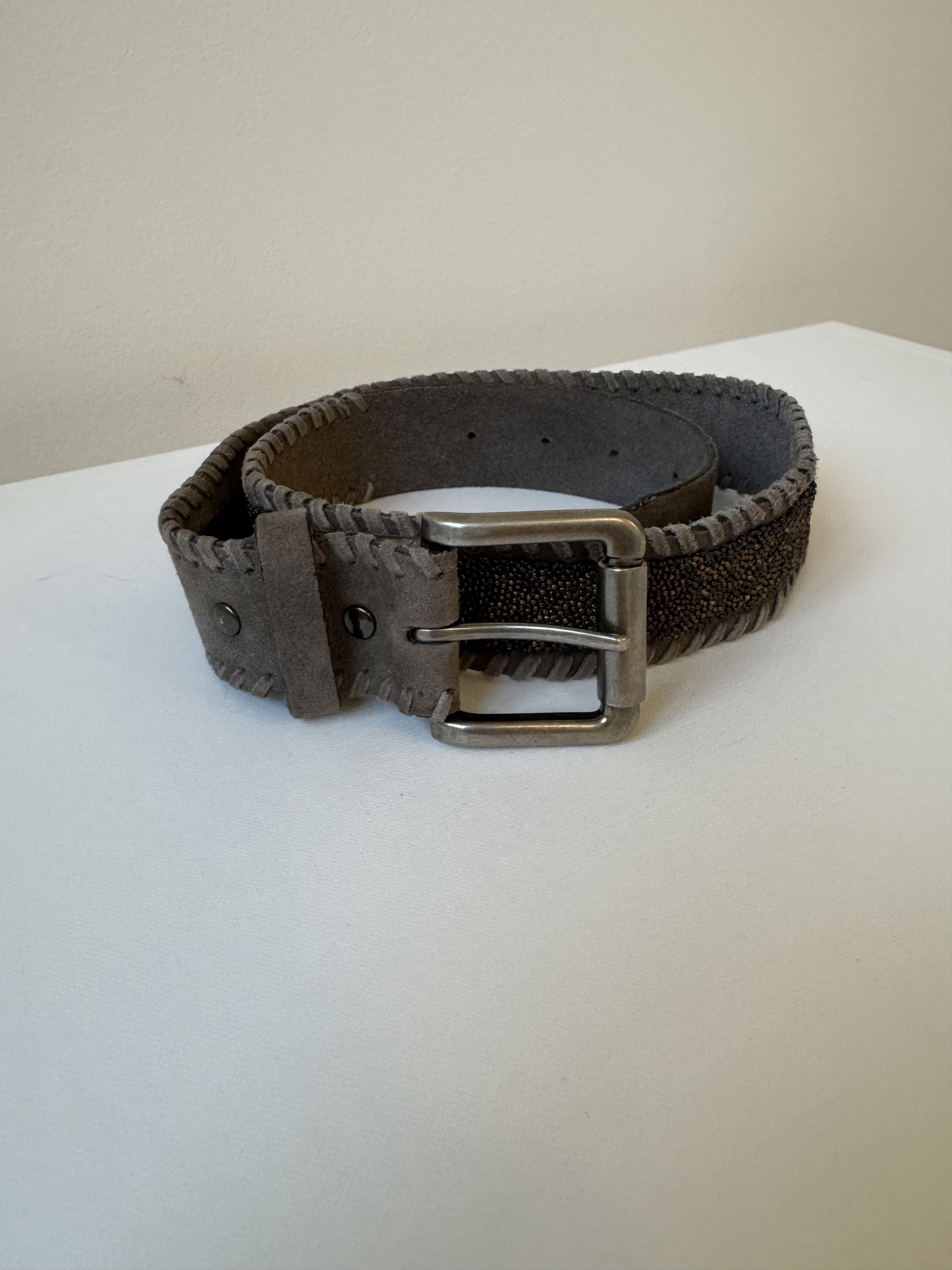 Yigal Azrouel Handbeaded Leather Belt Size ONE SIZE - 1 Thumbnail