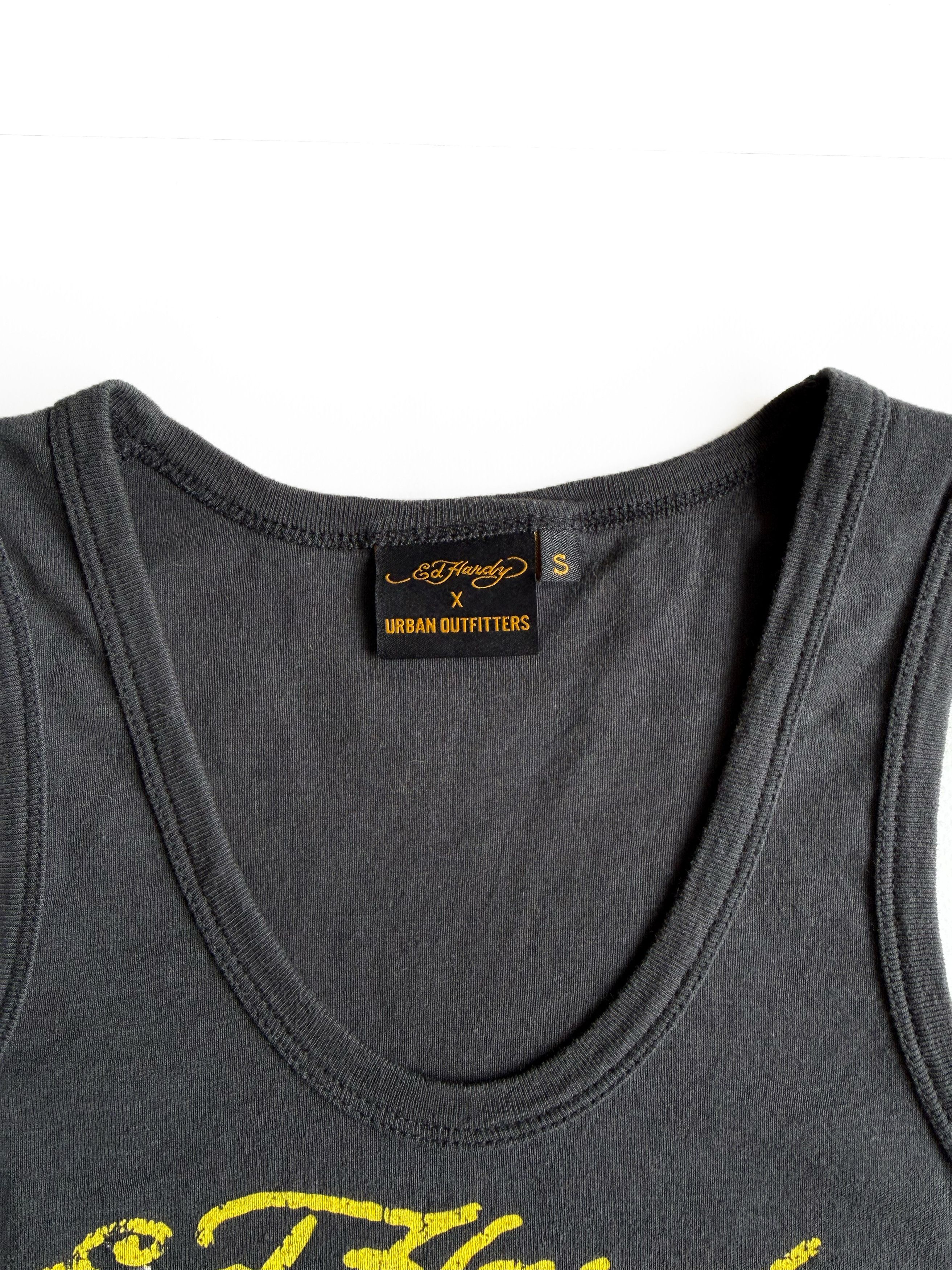 Ed Hardy Ed Hardy x Urban Outfitters Graphic Crop Tank Top Size S Size S / US 4 / IT 40 - 2 Thumbnail