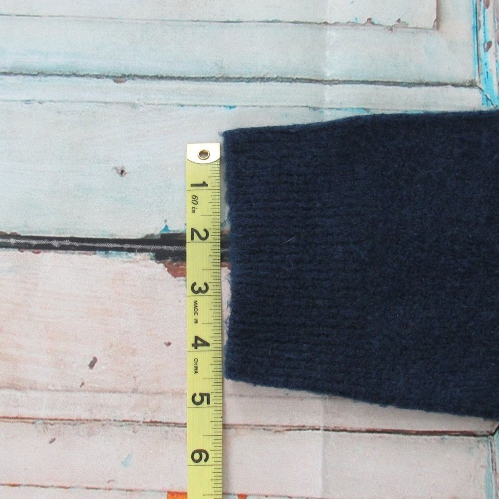 Other Ellos Navy Blue Button Pullover Stretchy Long Sleeve Sweater Size L / US 10 / IT 46 - 11 Thumbnail
