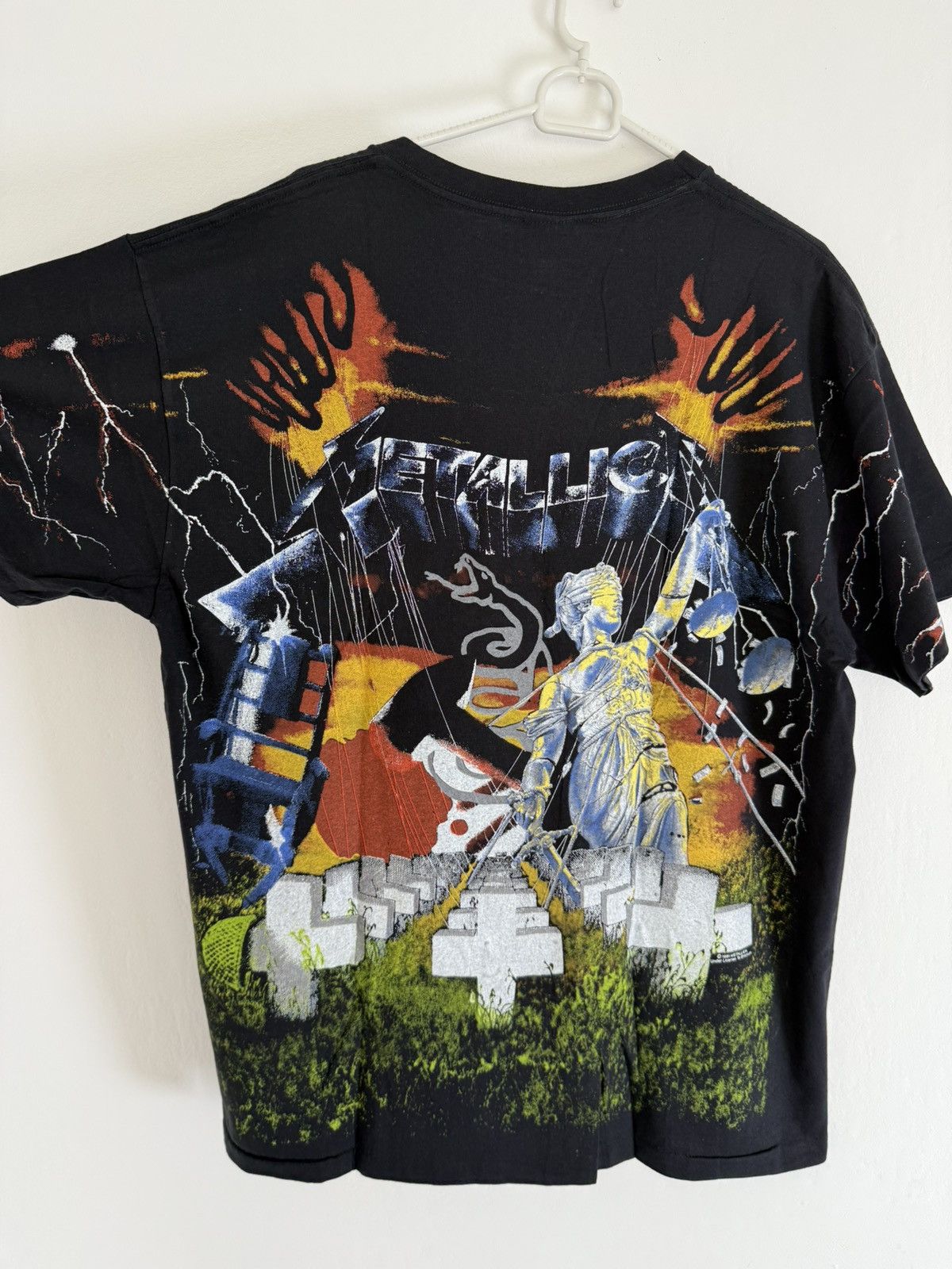 Vintage Metallica vintage merch tee t shirt xl metal all over print Size US XL / EU 56 / 4 - 4 Thumbnail