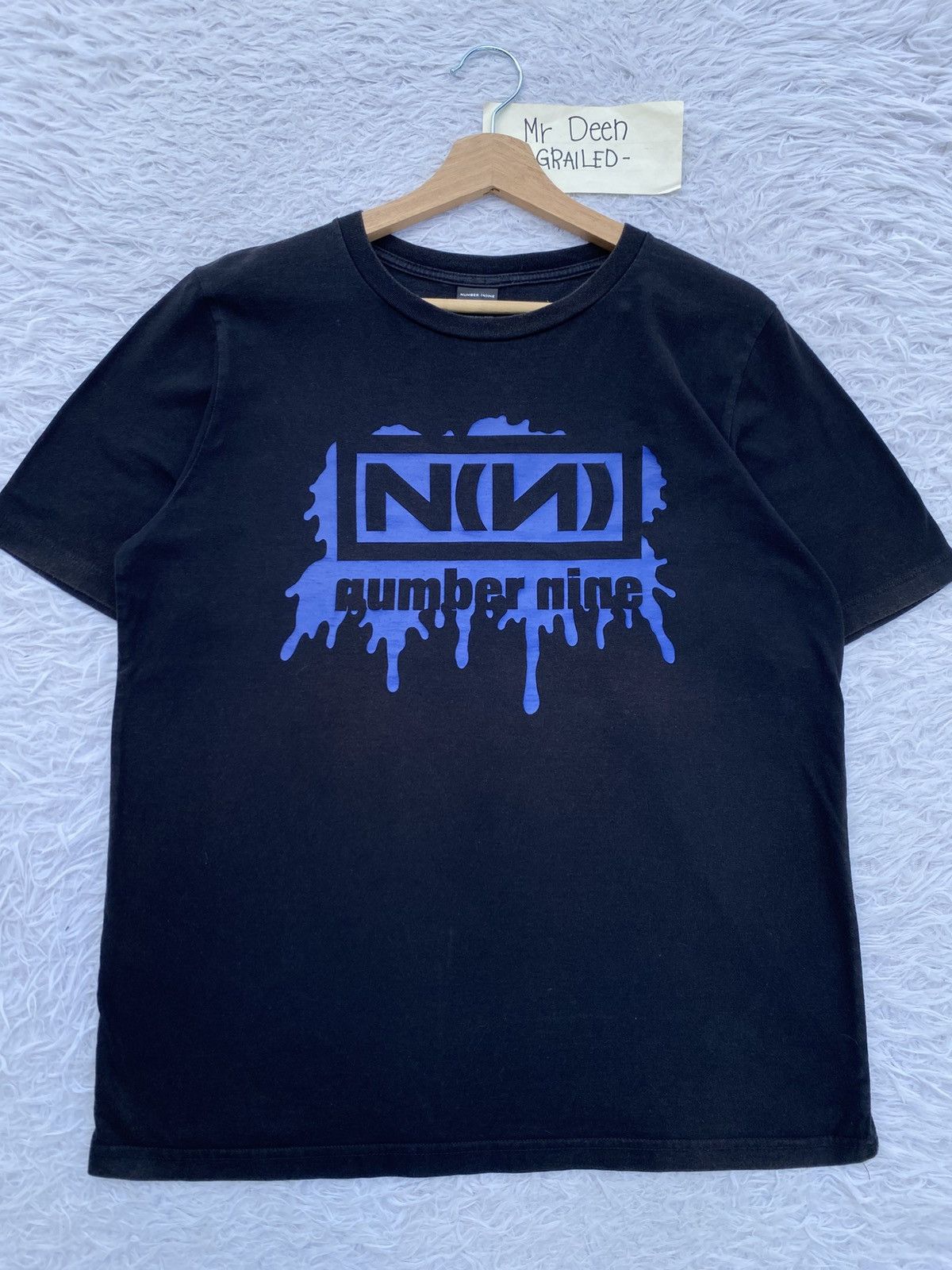 Number (N)ine Rare Number Nine Nine Inch Nails Logo Spellout Tshirt Size US M / EU 48-50 / 2 - 5 Thumbnail