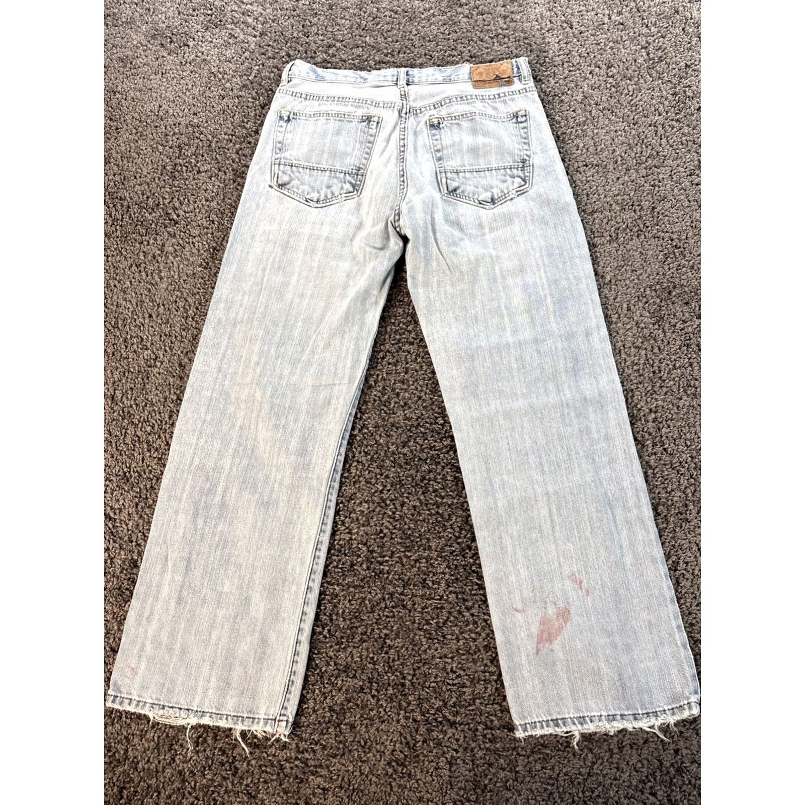 Old Navy VINTAGE Old Navy Jeans Men 34x30 Loose Fit Light Wash Distressed Pockets Denim 90s Wide-Leg Baggy Size US 34 / EU 50 - 6 Thumbnail