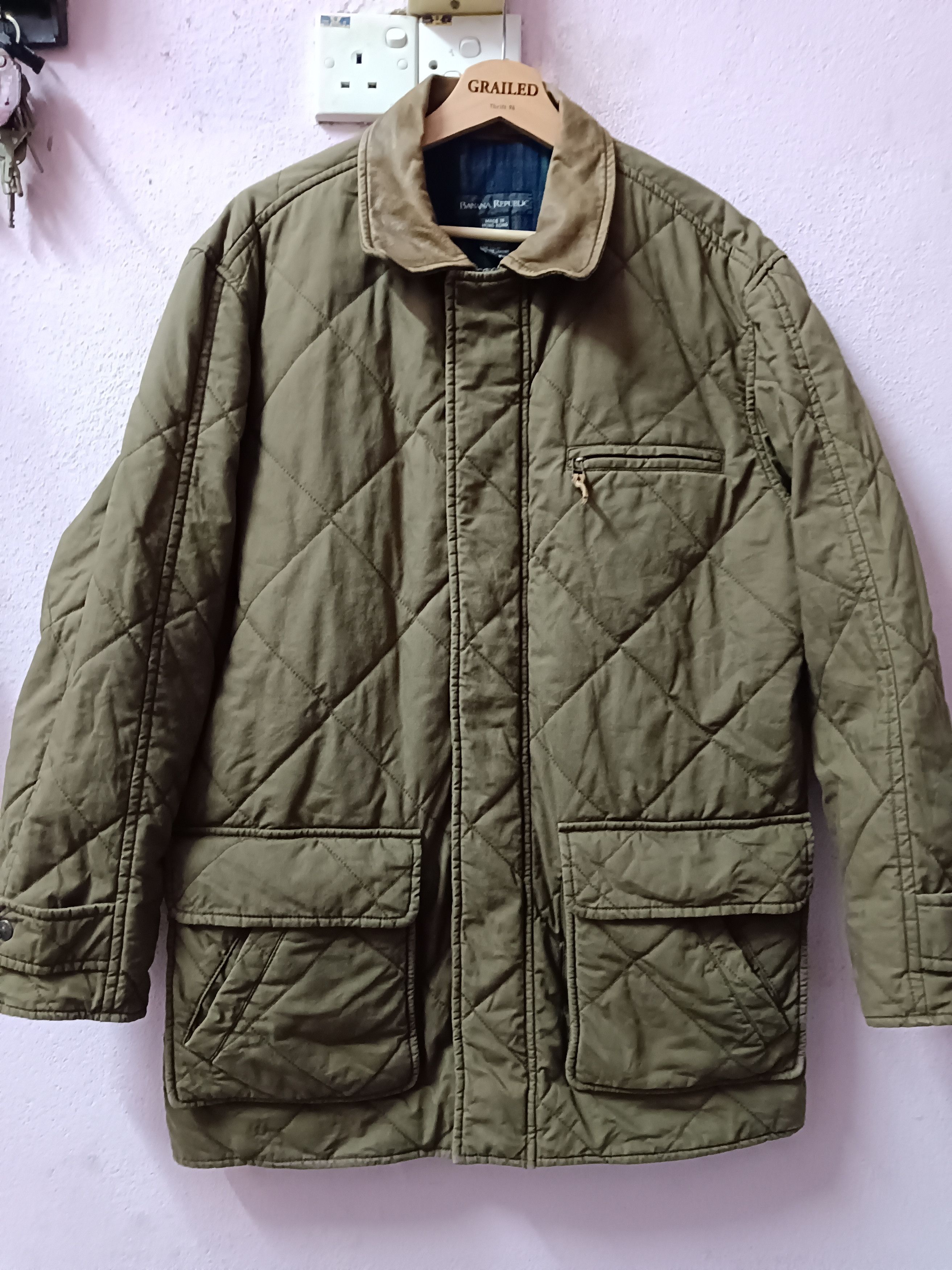 Banana Republic × Japanese Brand 🔥BANANA REPUBLIC 🔥long jacket army 🔥 Size US L / EU 52-54 / 3 - 1 Thumbnail