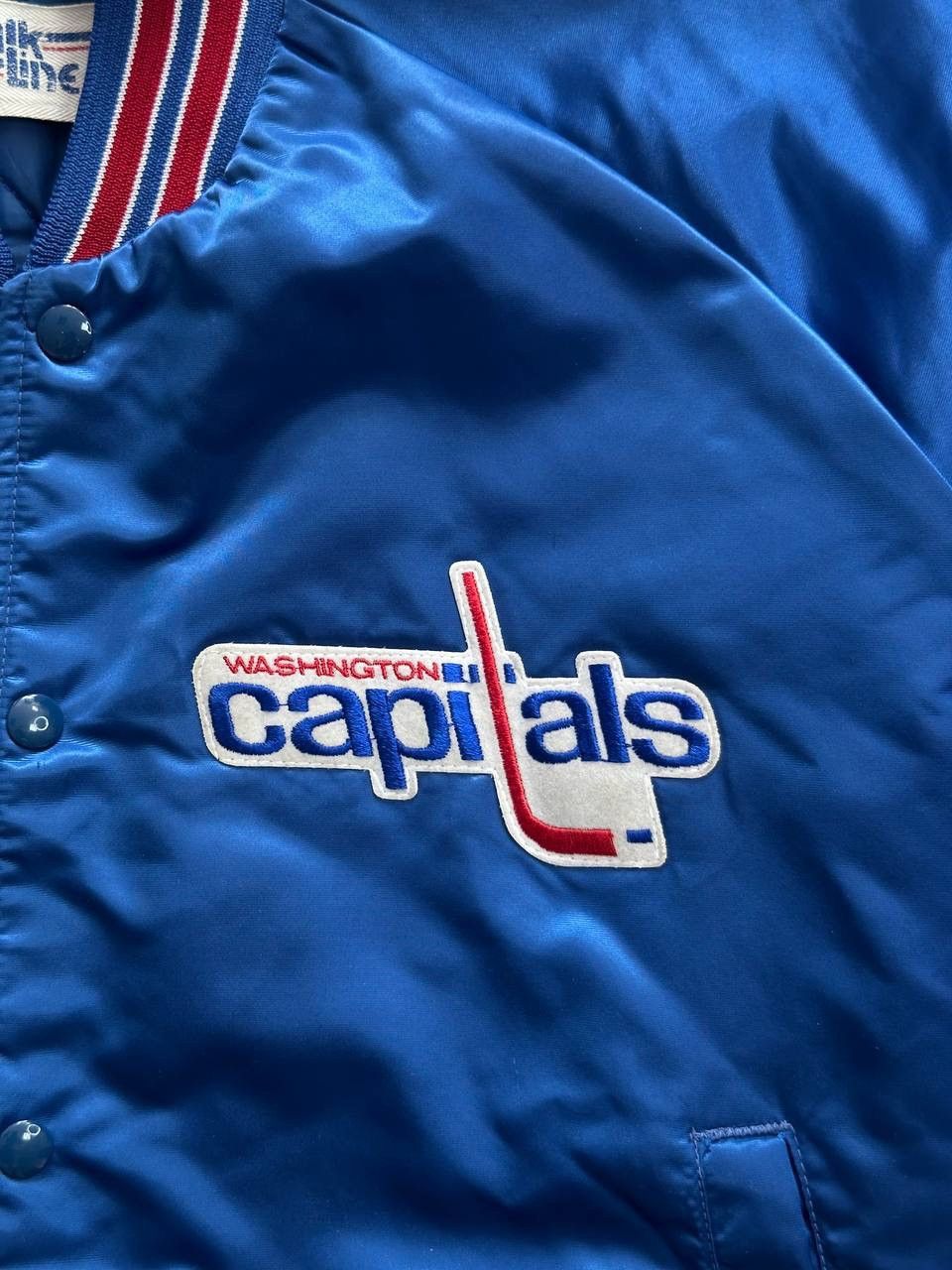Chalk Line Vintage Washington Capitals Bomber Jacket Chalk Line NHL USA Size US XL / EU 56 / 4 - 17 Thumbnail