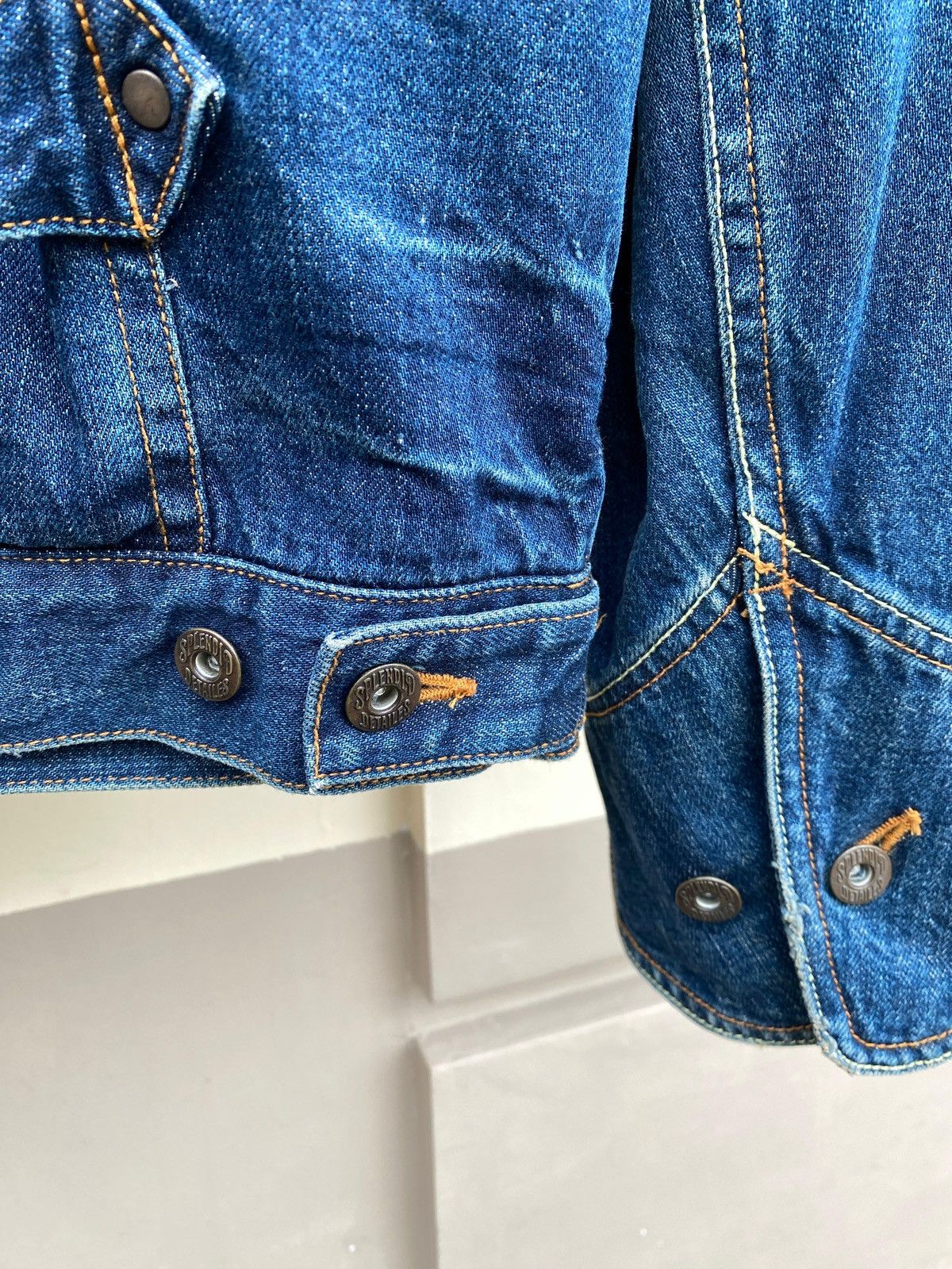 Japanese Brand Field Denim Jacket Selvedge LOST DESSAU Size US M / EU 48-50 / 2 - 5 Thumbnail