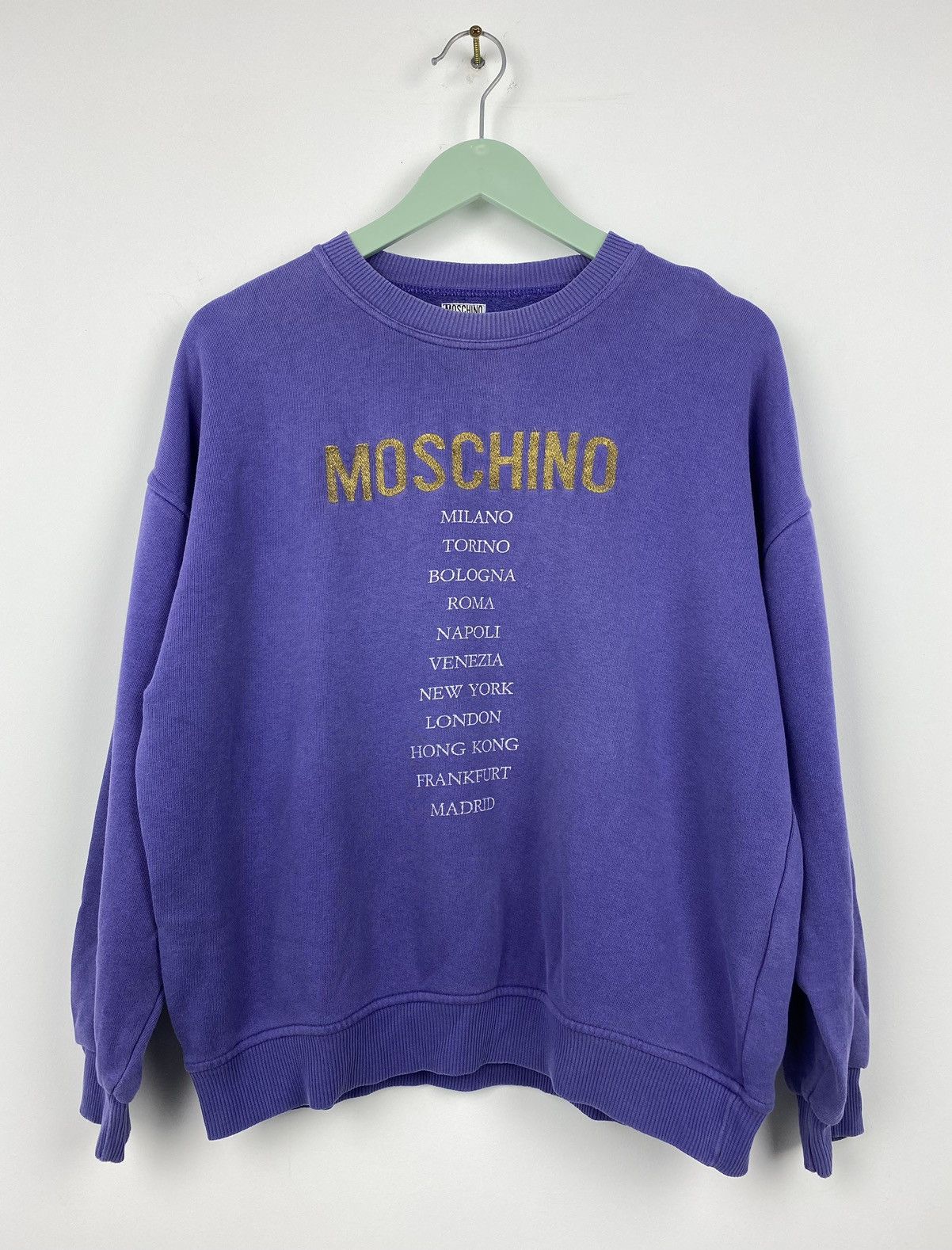 Moschino Vintage Moschino Junior Sweatshirt like Versace Size S / US 4 / IT 40 - 1 Thumbnail